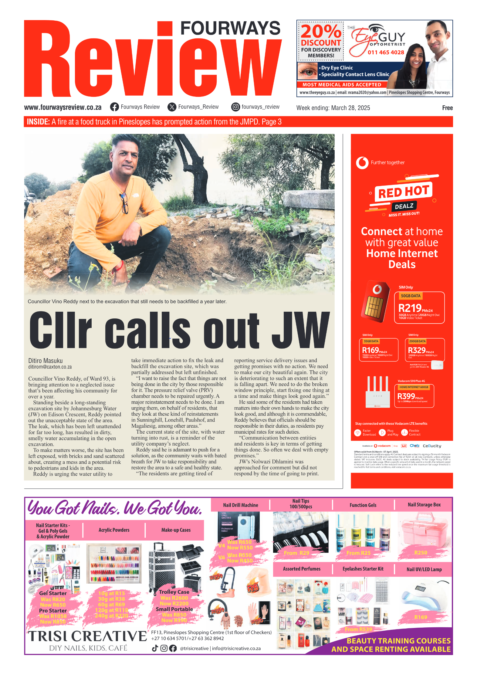 Fourways Review 28 March 2025 page 1
