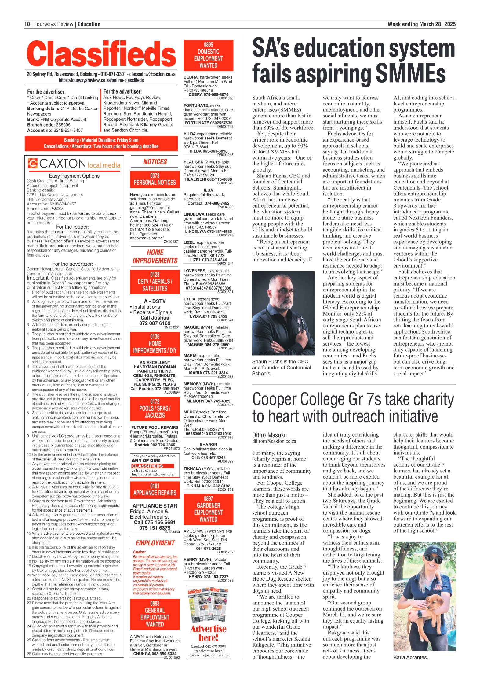 Fourways Review 28 March 2025 page 10