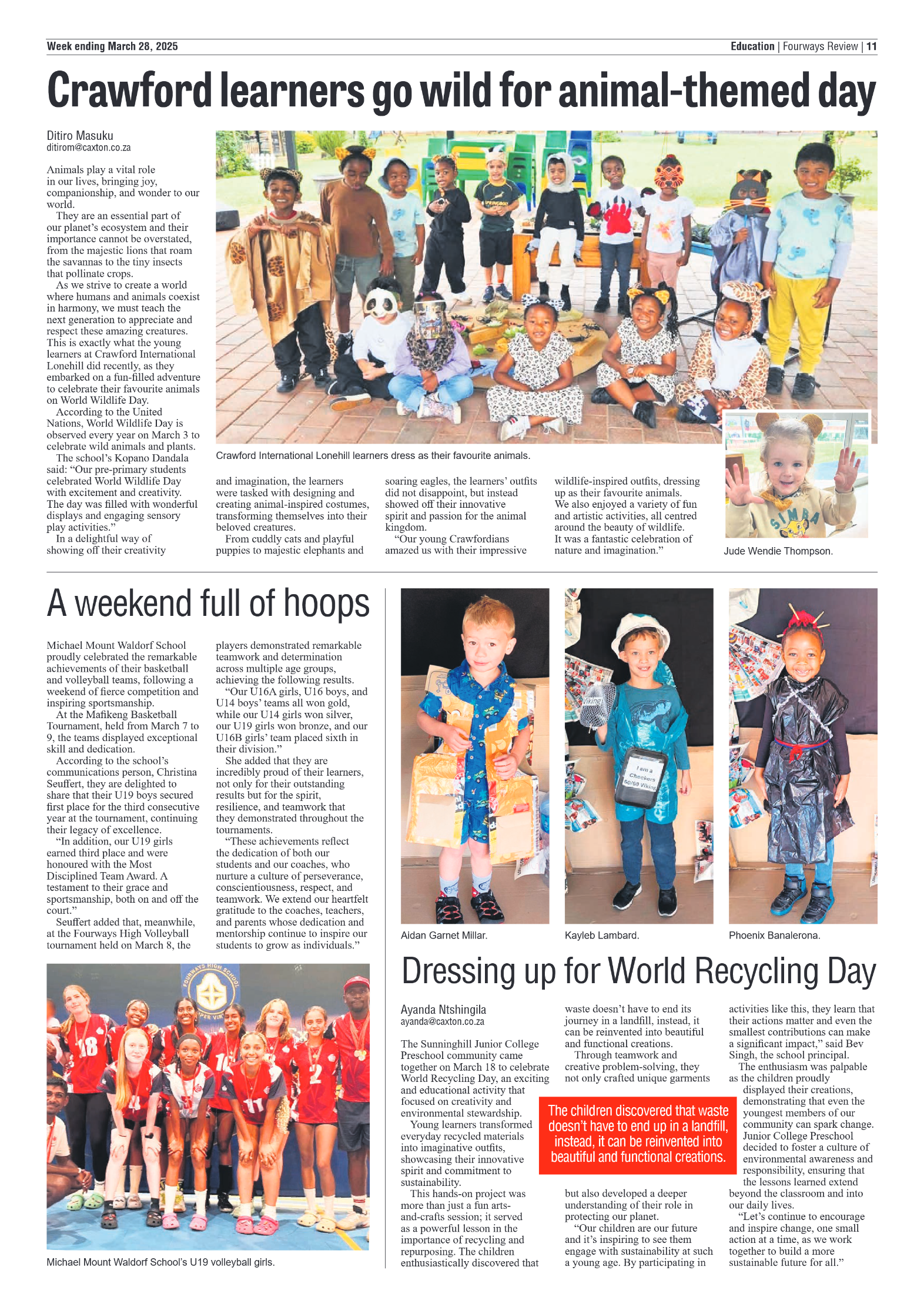 Fourways Review 28 March 2025 page 11