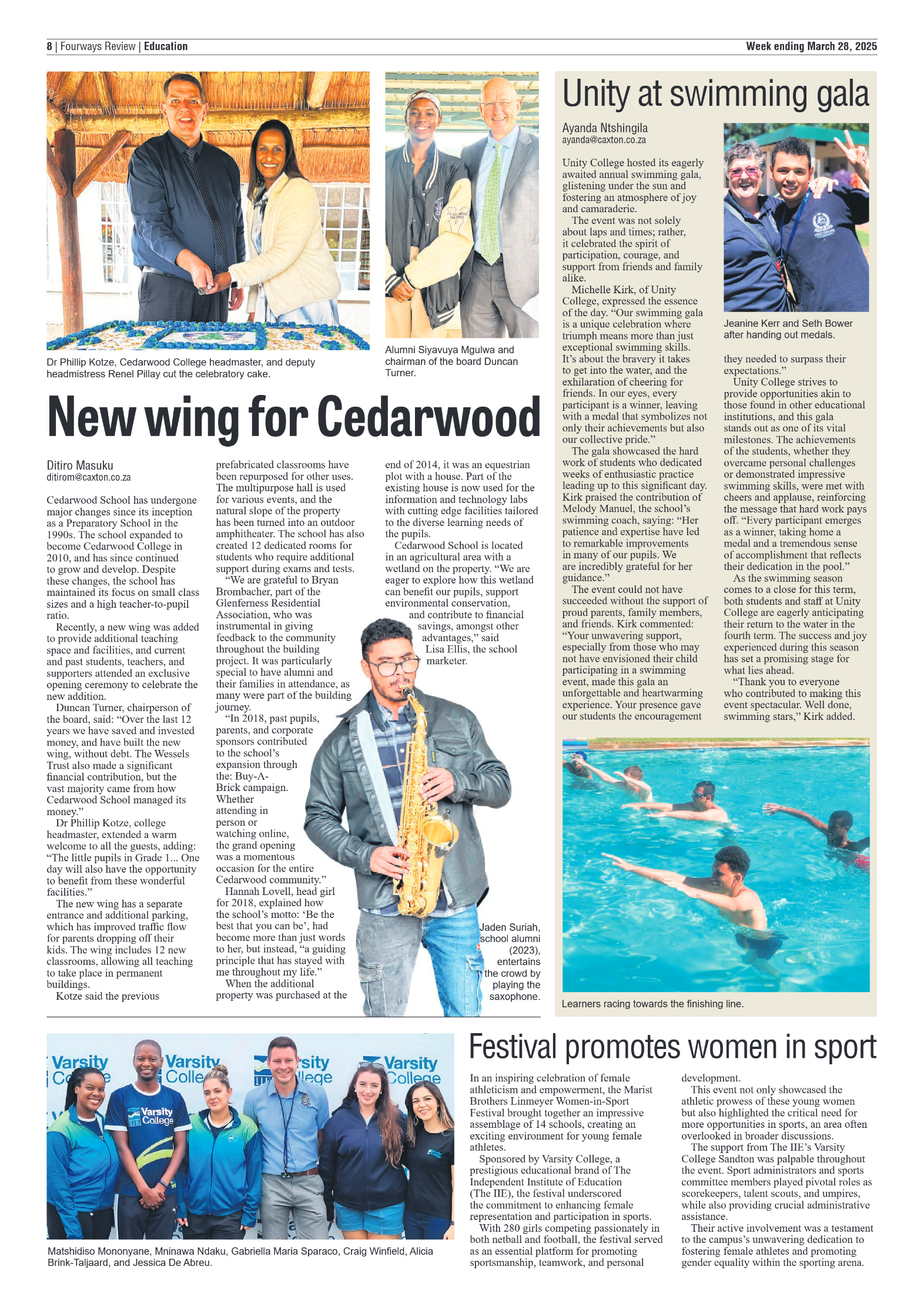 Fourways Review 28 March 2025 page 8