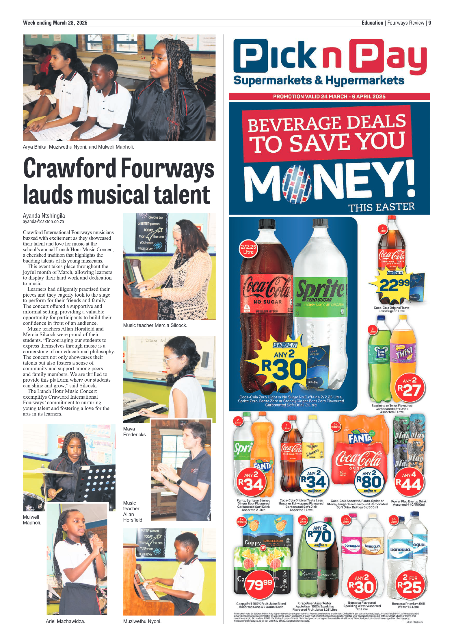 Fourways Review 28 March 2025 page 9