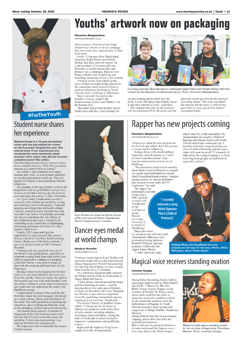 Fourways Review 28 Oct 2022 page 13