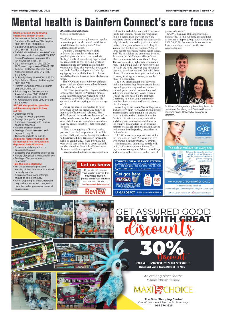 Fourways Review 28 Oct 2022 page 3