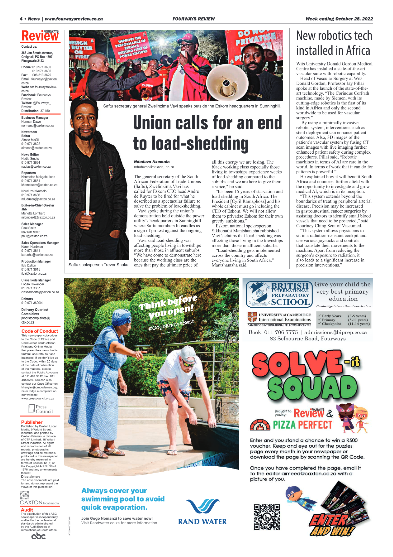 Fourways Review 28 Oct 2022 page 4