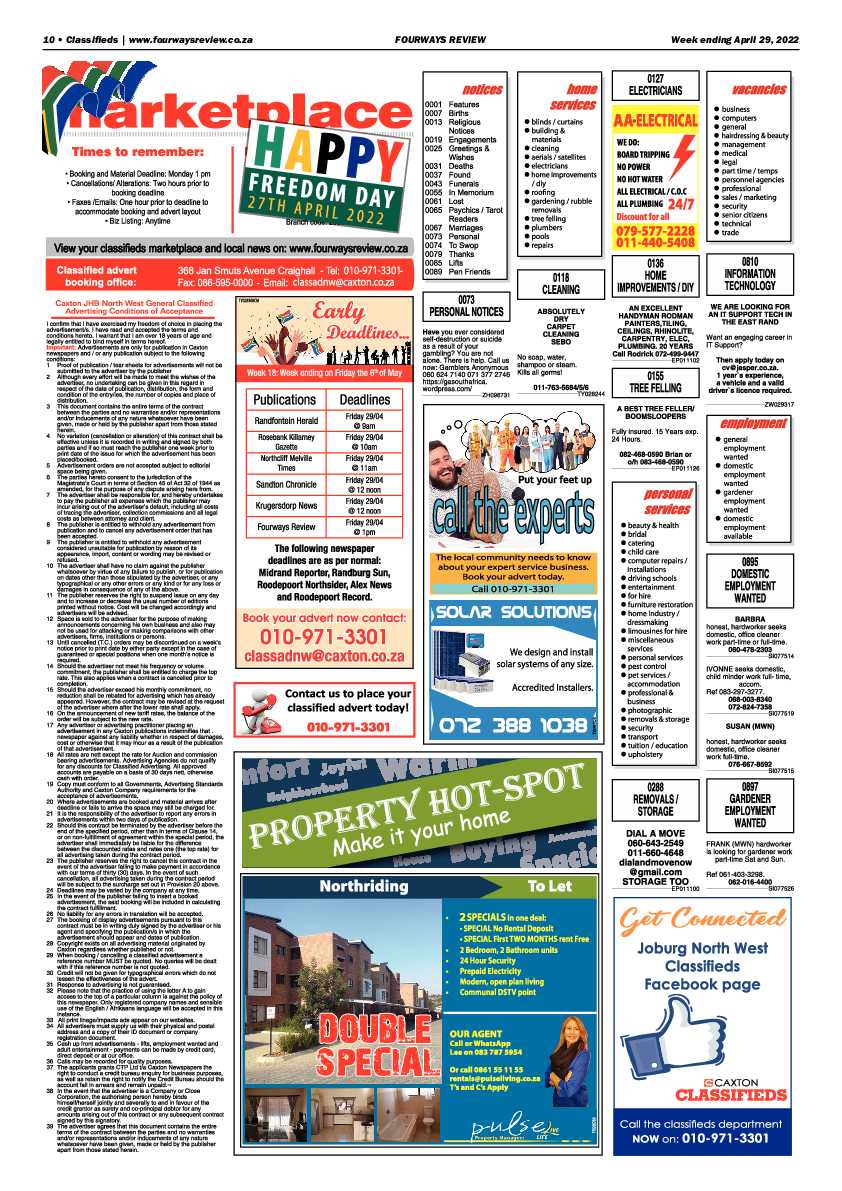 Fourways Review 29 April 2022 page 12