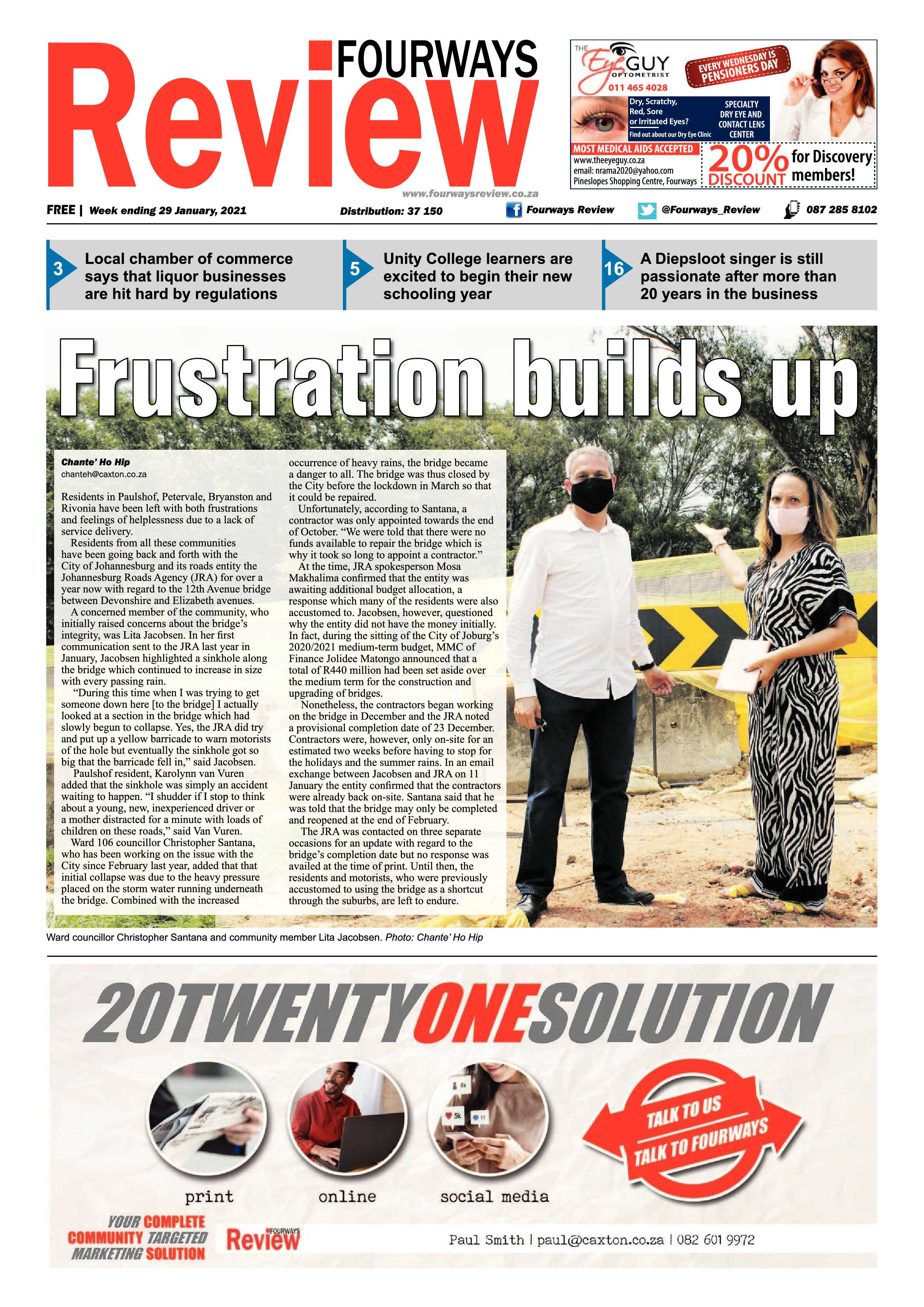 Fourways Review 29 January 2020 page 1