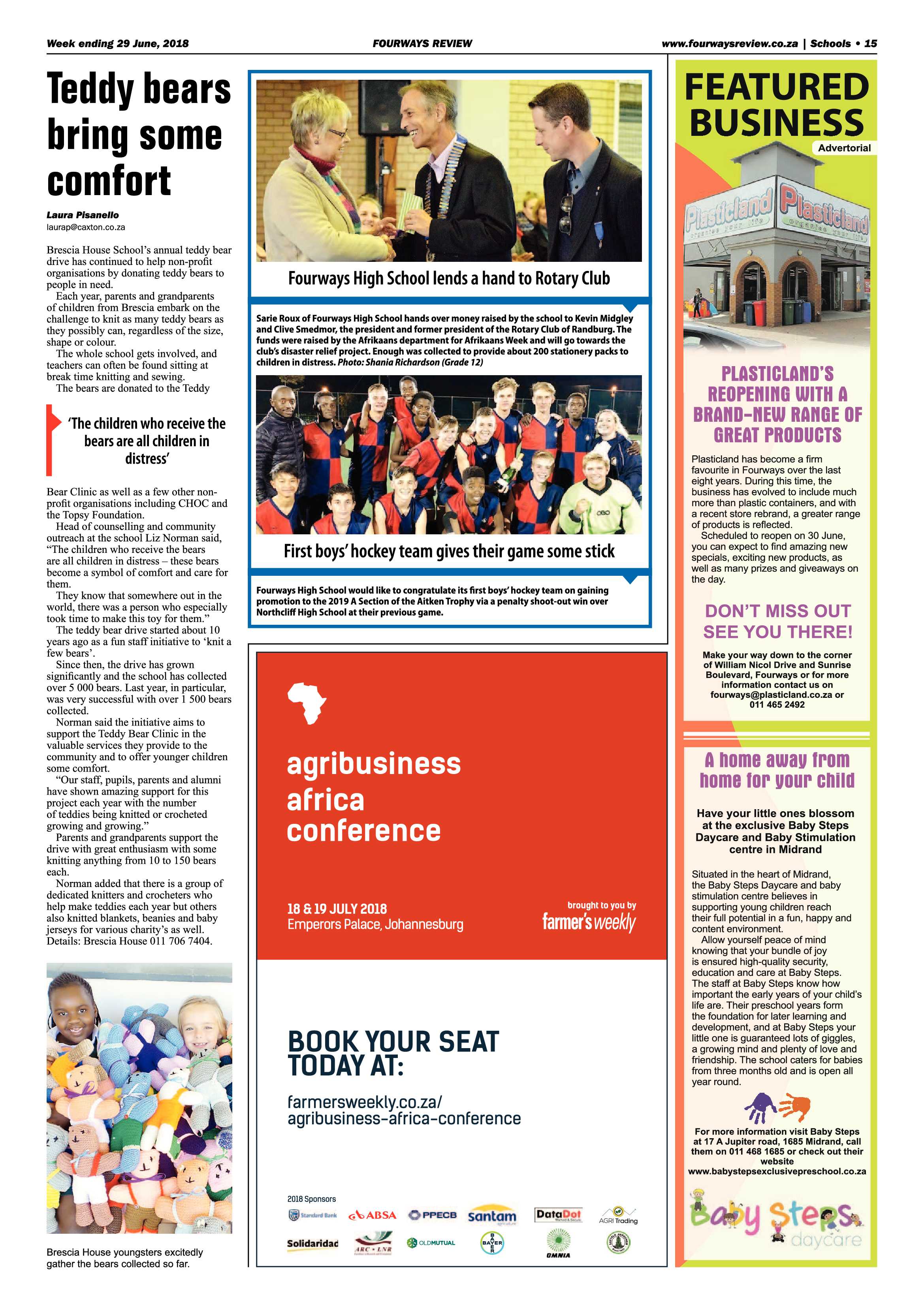 Fourways Review 29 June, 2018 page 15