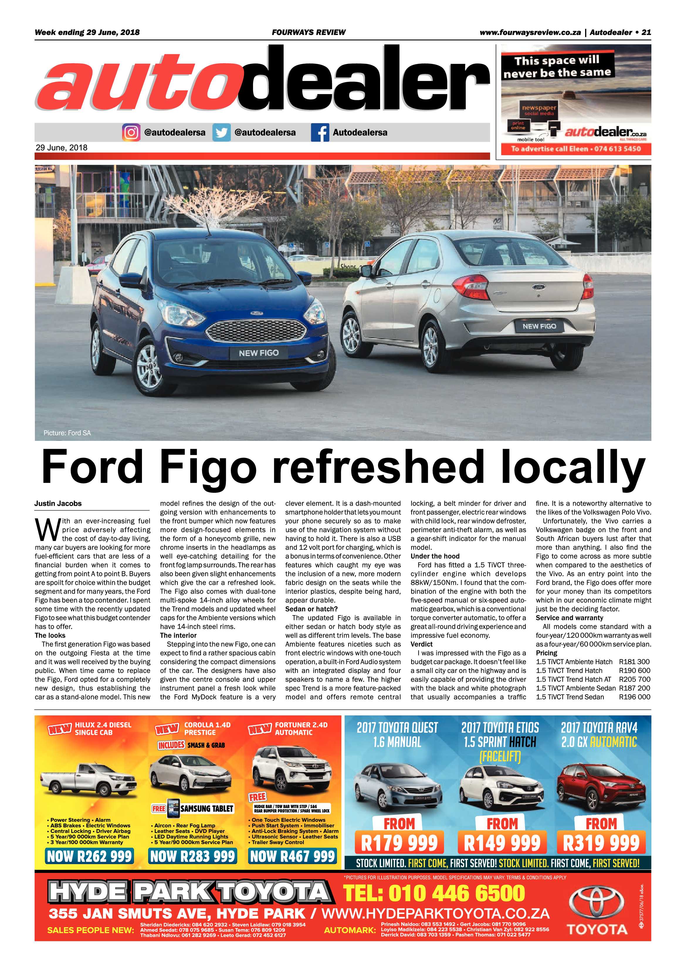 Fourways Review 29 June, 2018 page 21