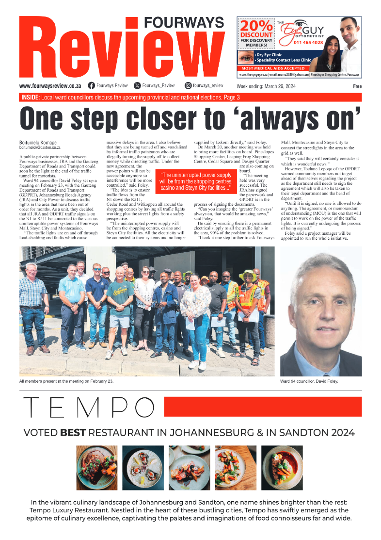 Fourways Review 29 March 2024 page 1