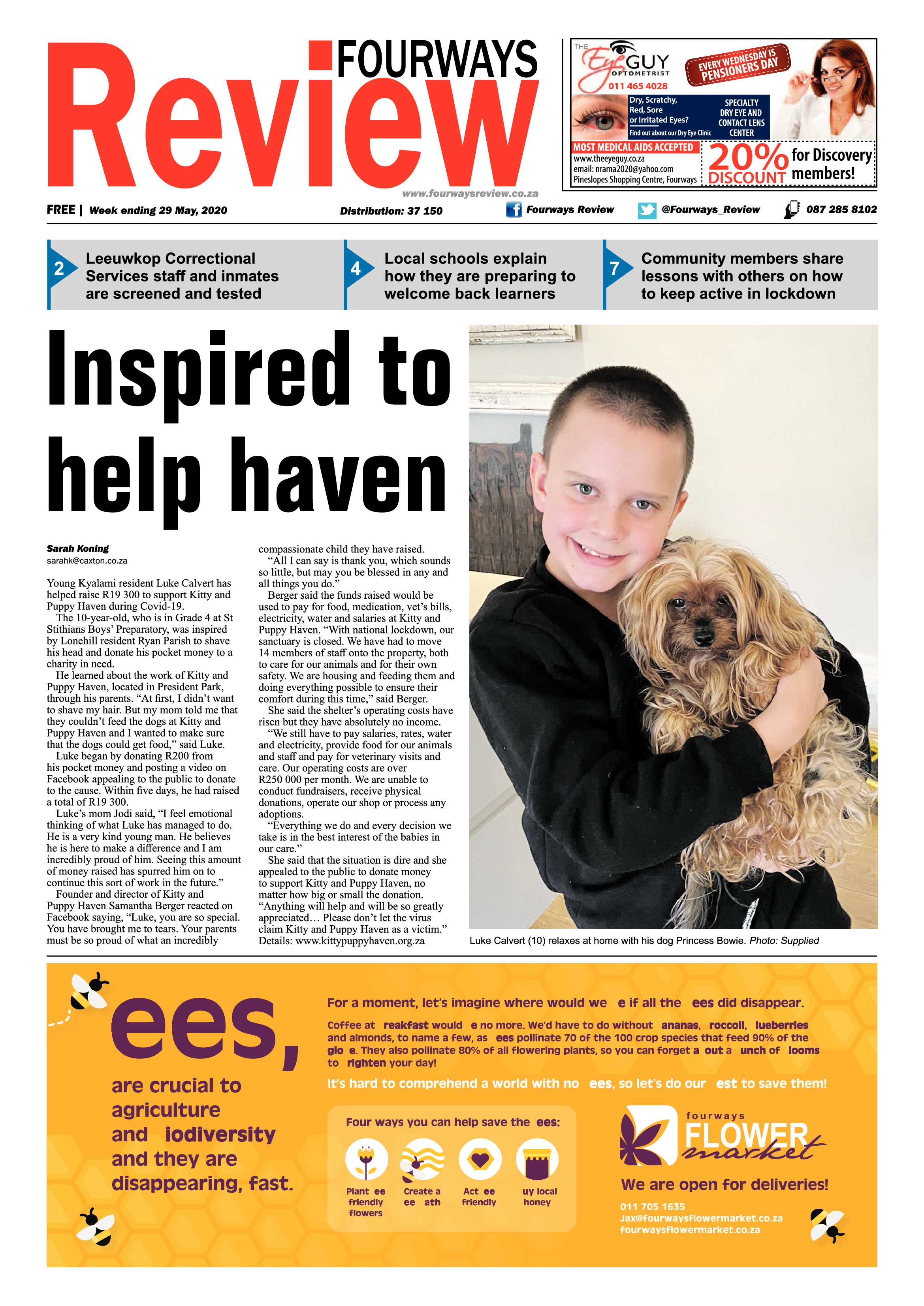 Fourways Review 29 May 2020 page 1