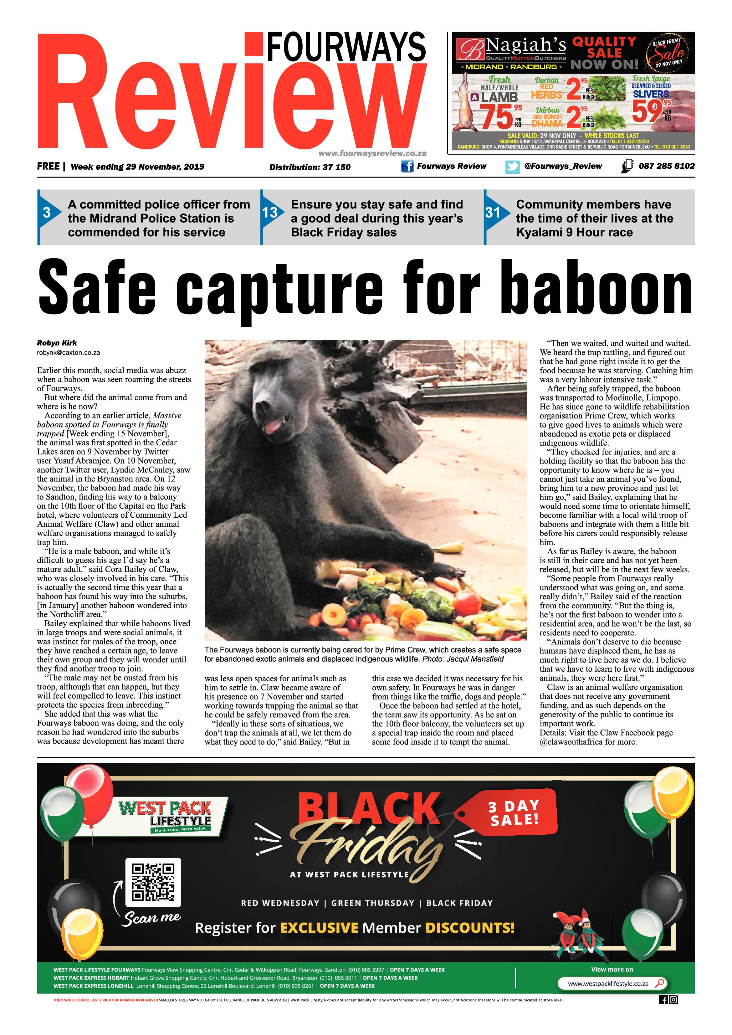 Fourwars Review 29 November 2019 page 1