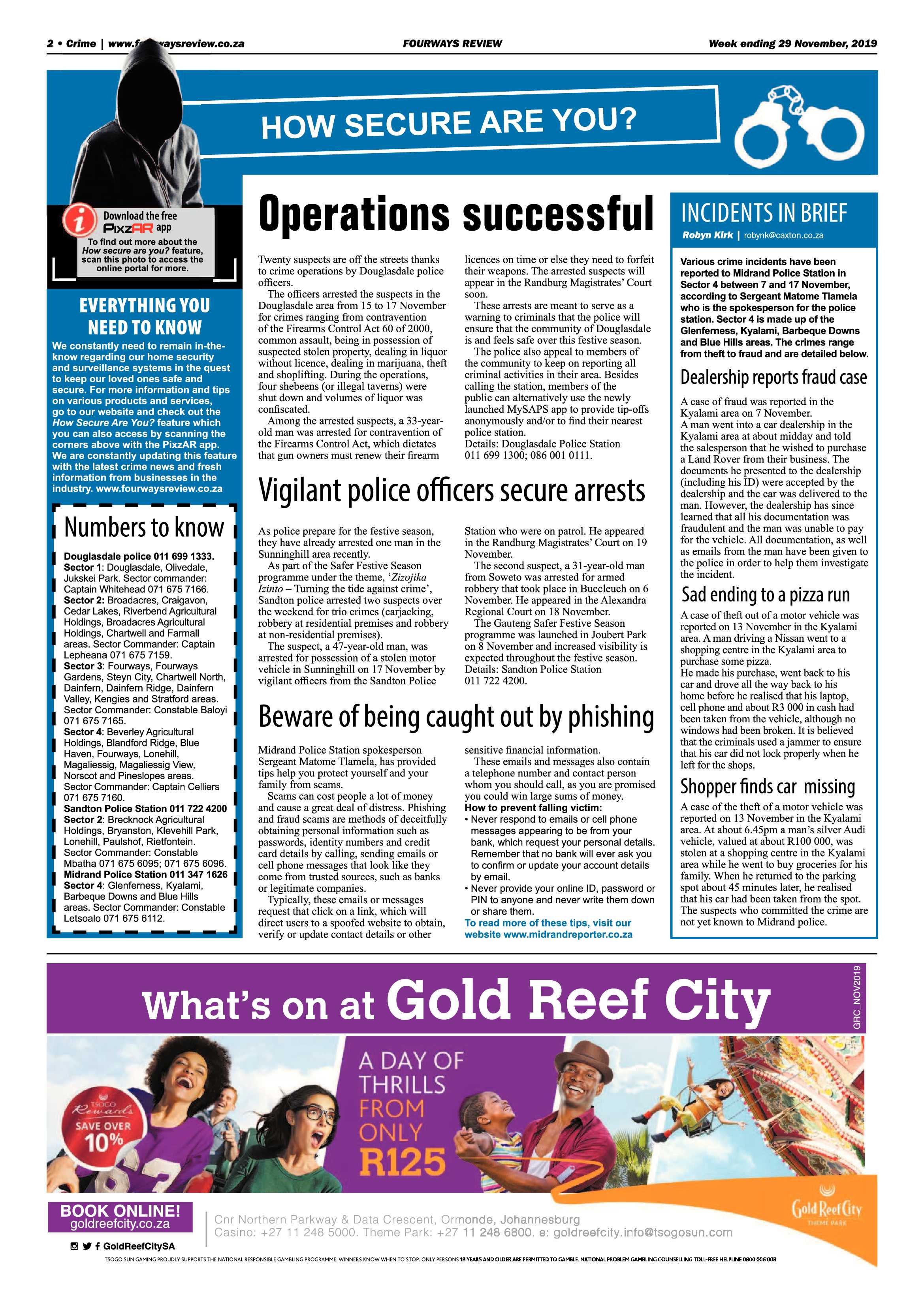 Fourwars Review 29 November 2019 page 2