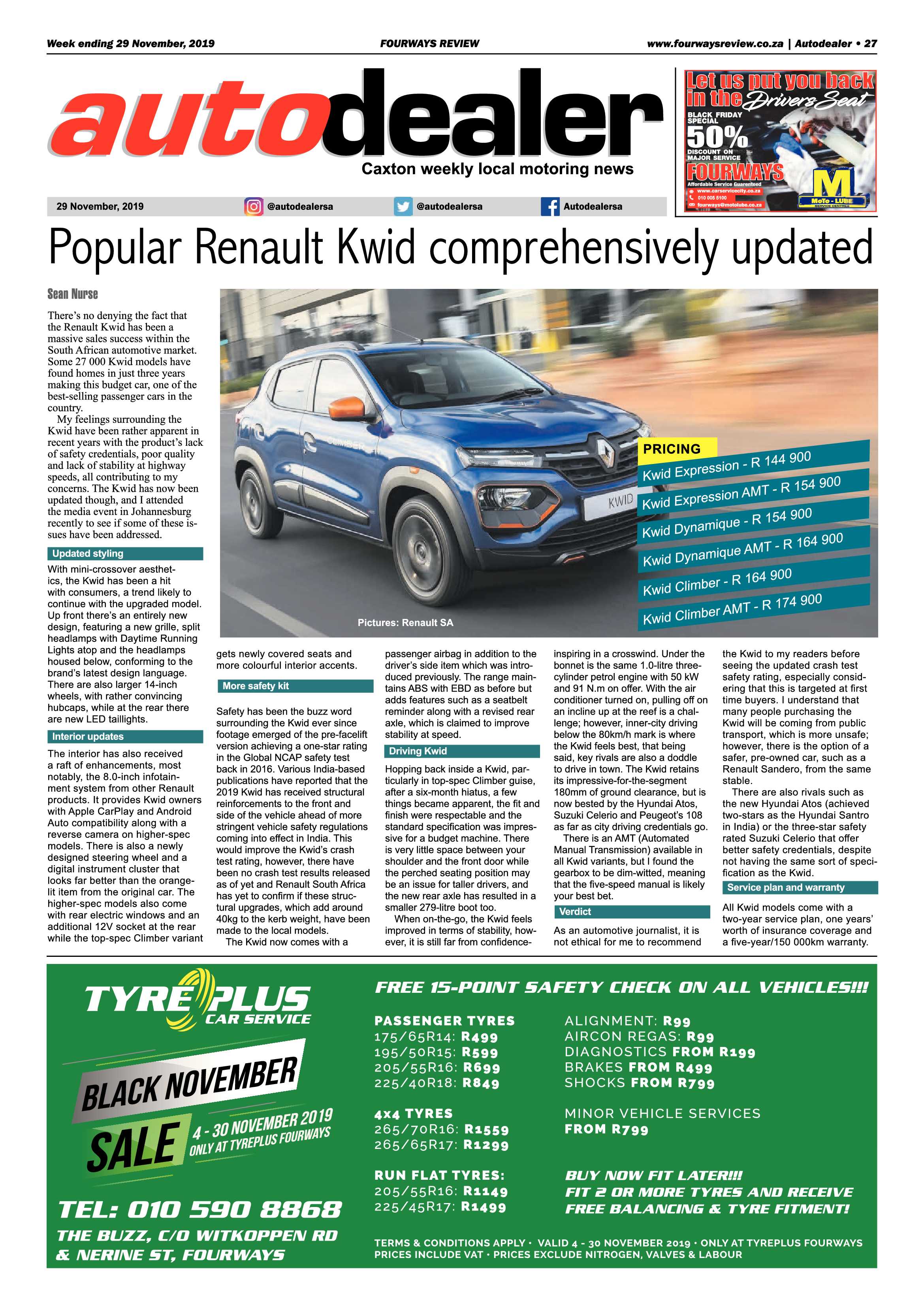 Fourwars Review 29 November 2019 page 27