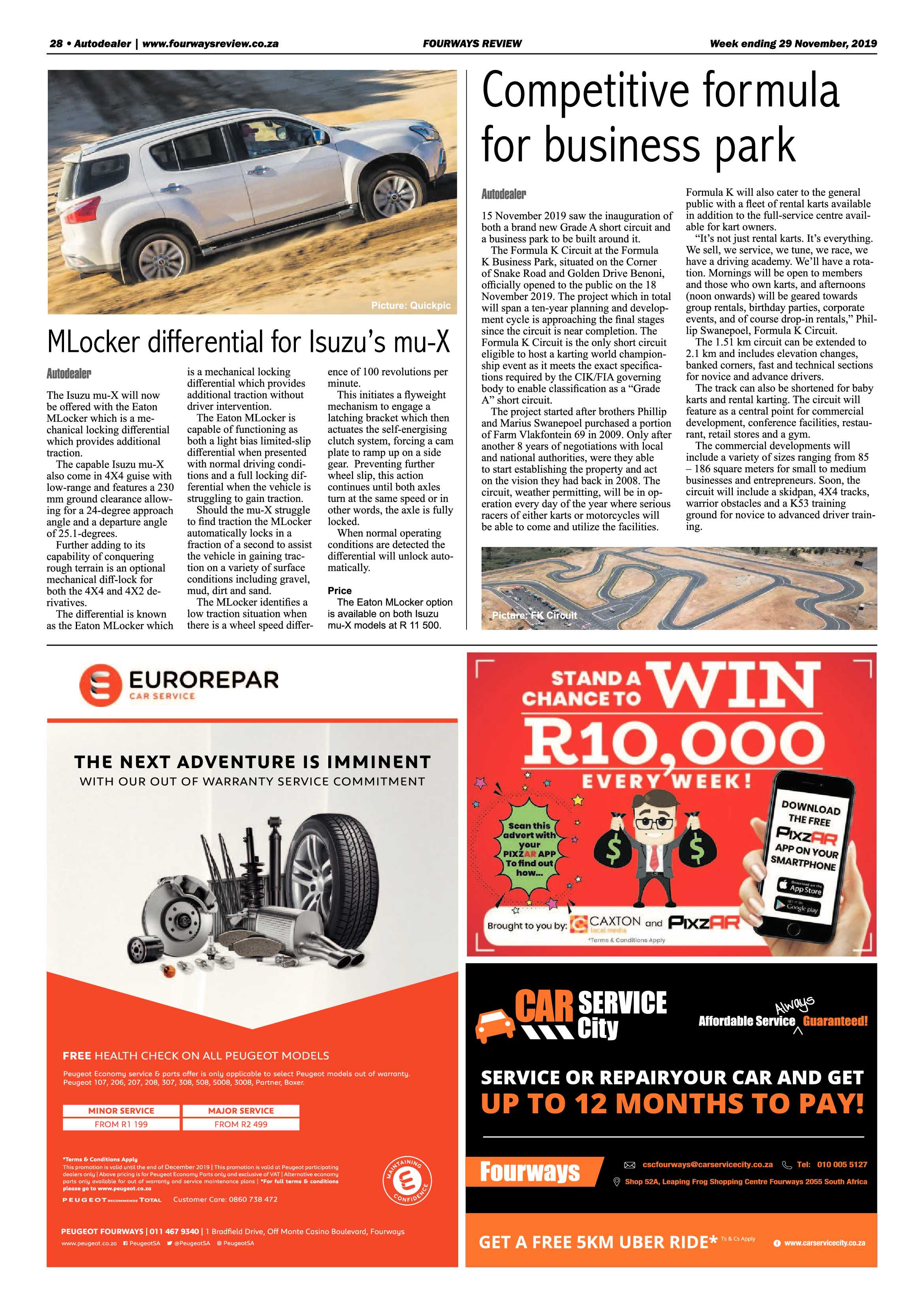 Fourwars Review 29 November 2019 page 28