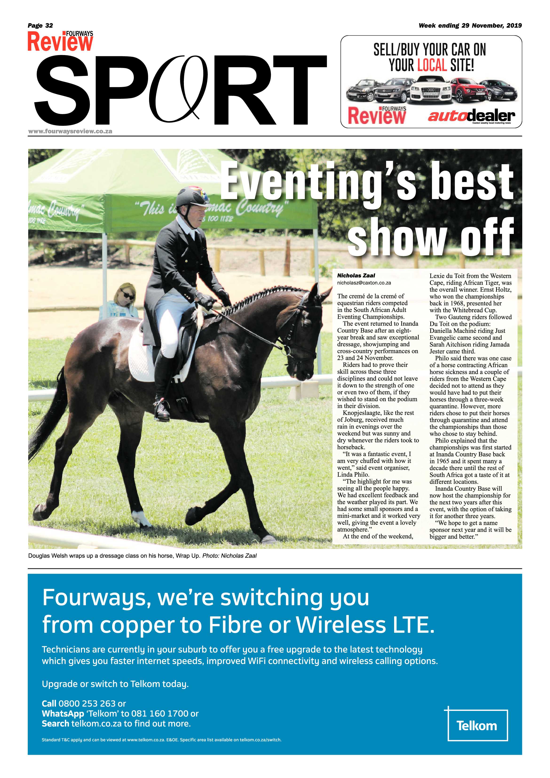 Fourwars Review 29 November 2019 page 32