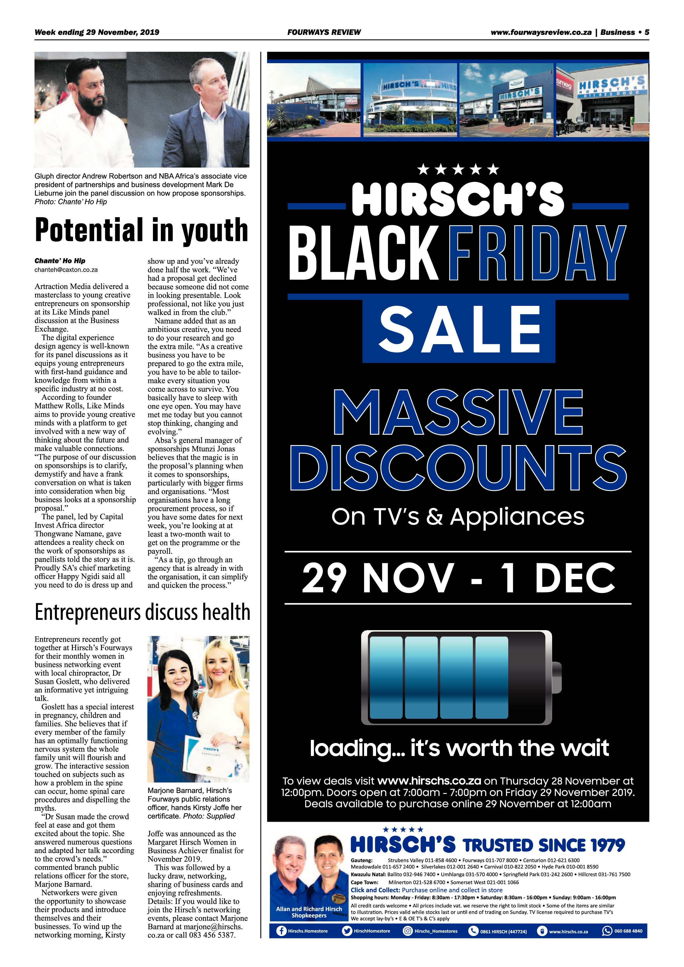 Fourwars Review 29 November 2019 page 5