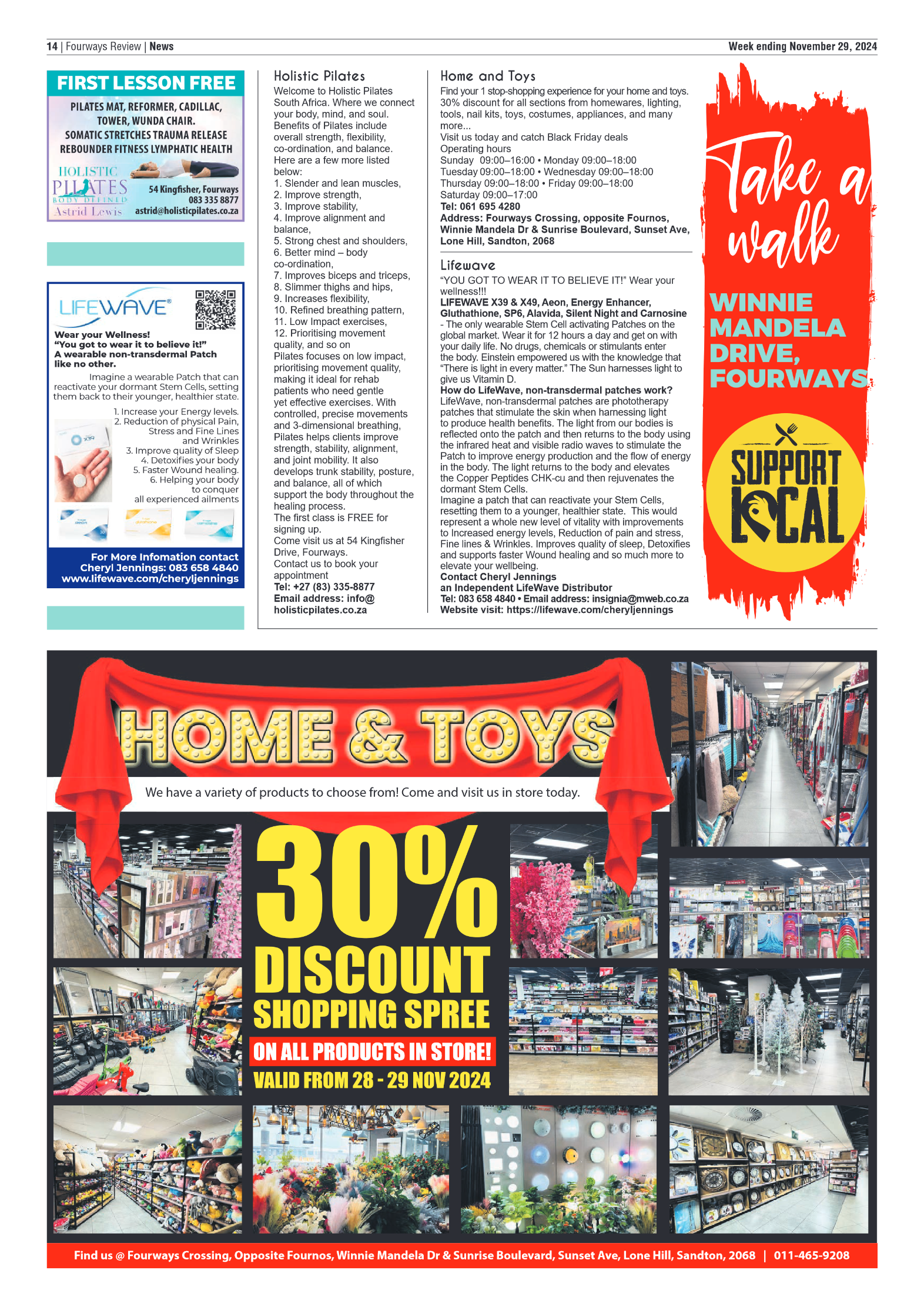 Fourways Review 29 November 2024 page 14