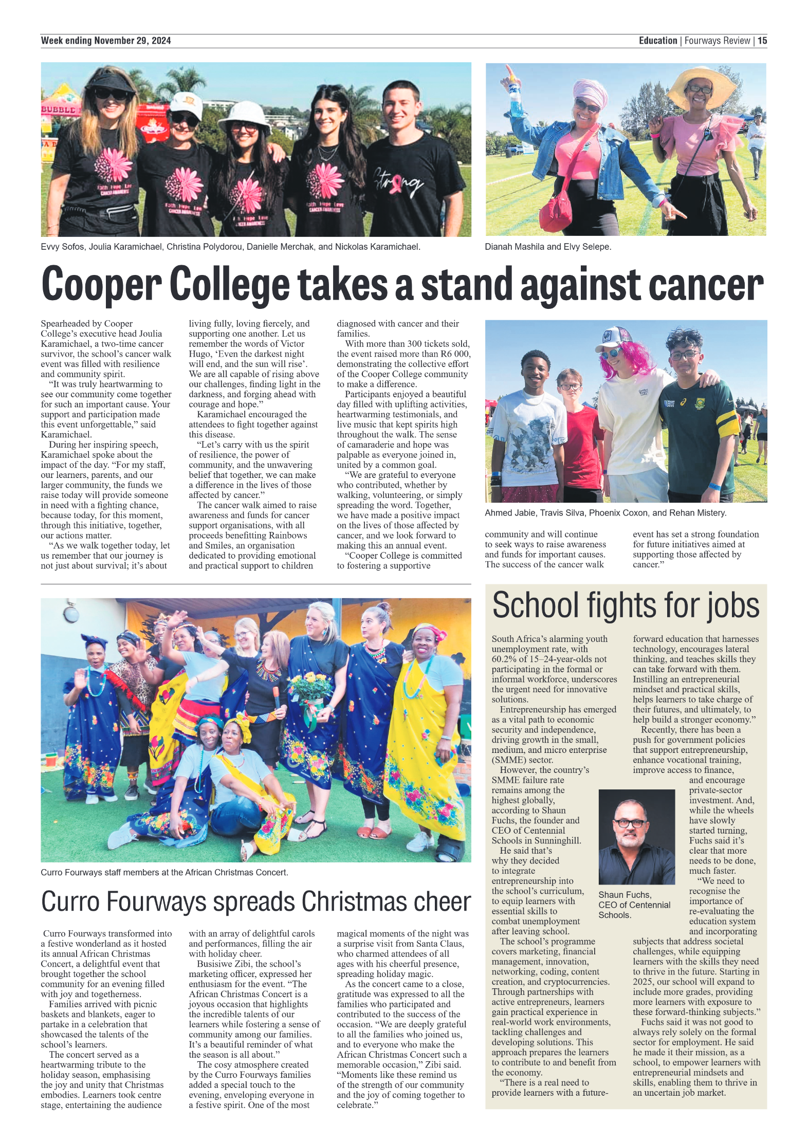 Fourways Review 29 November 2024 page 15