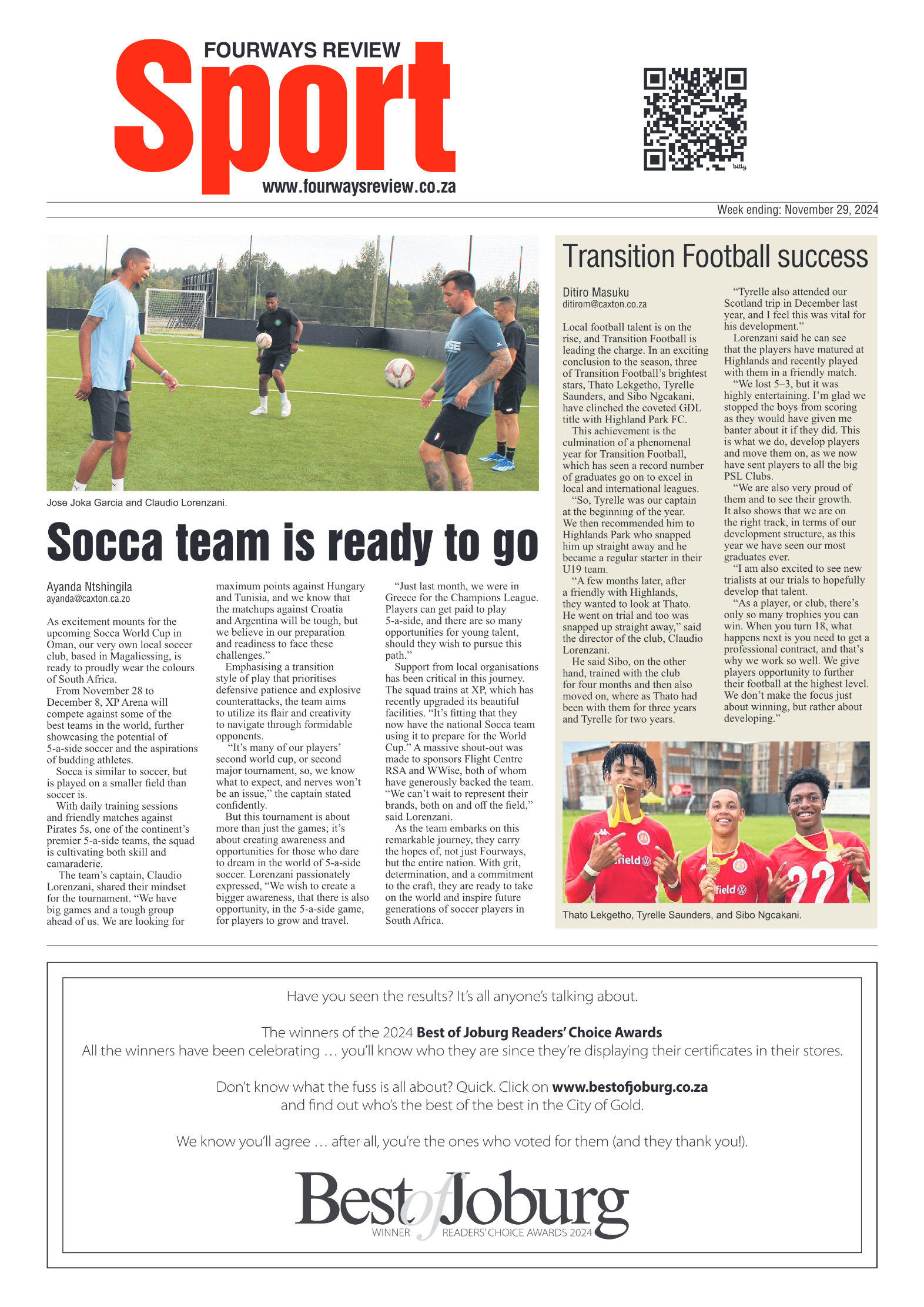 Fourways Review 29 November 2024 page 20