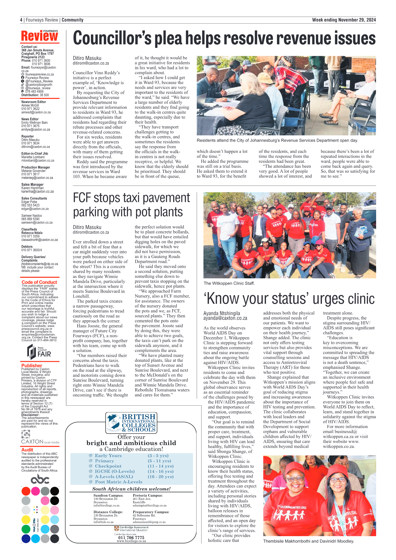 Fourways Review 29 November 2024 page 4