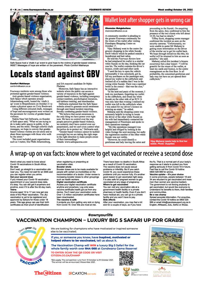 Fourways Review 29 October 2021 page 8