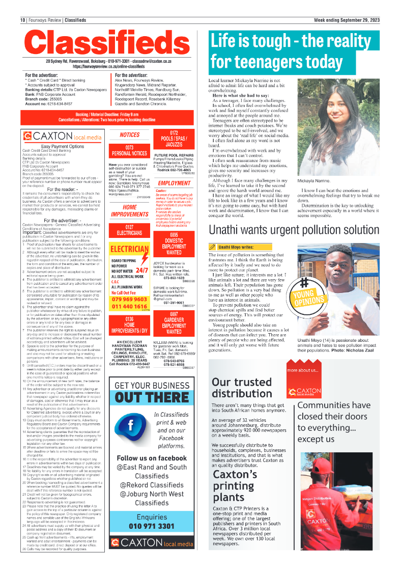 Fourways Review 29 September 2023 page 10