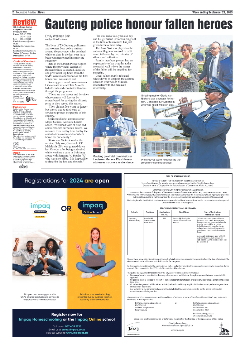 Fourways Review 29 September 2023 page 2
