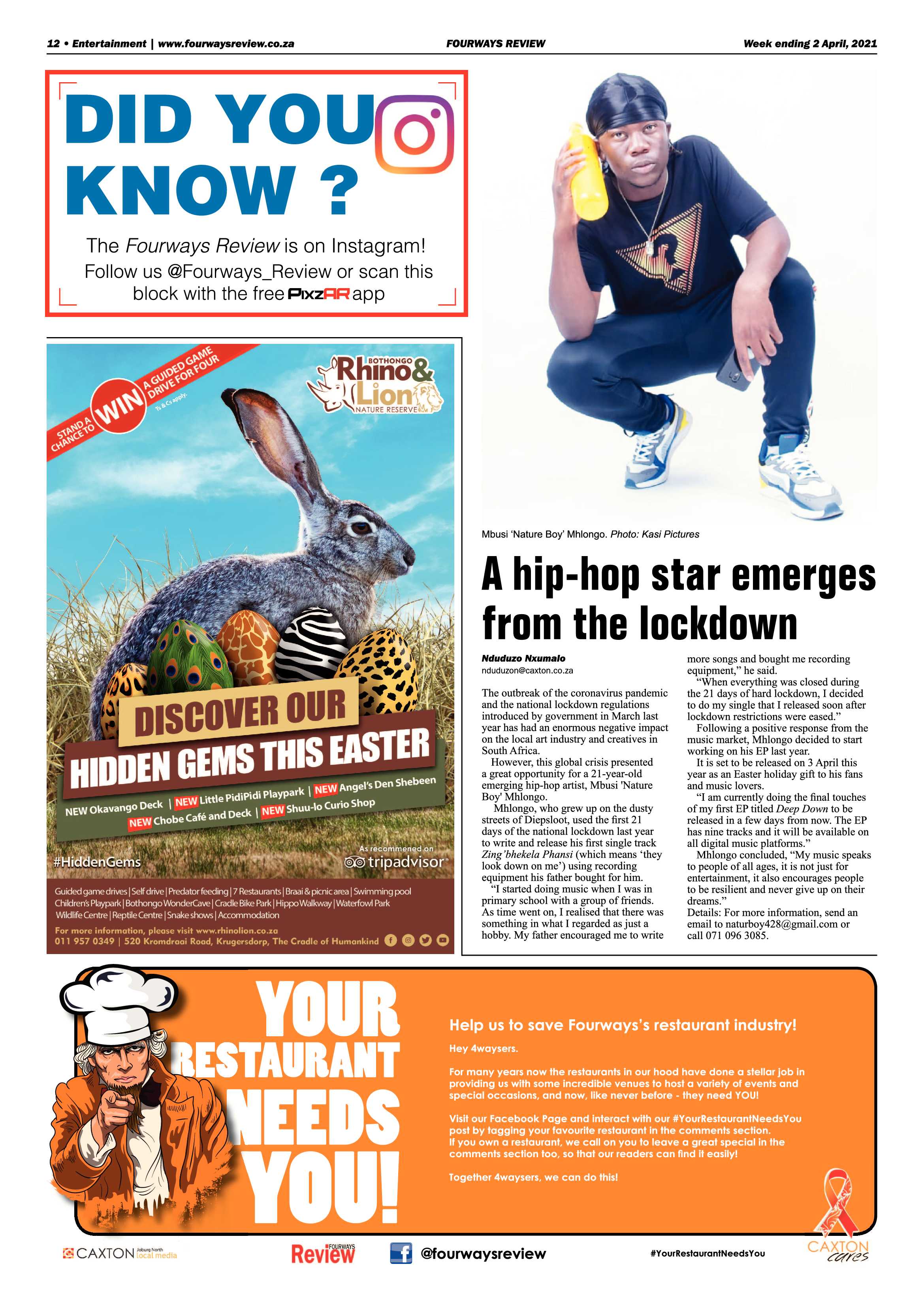 Fourways Review 2 April 2021 page 12