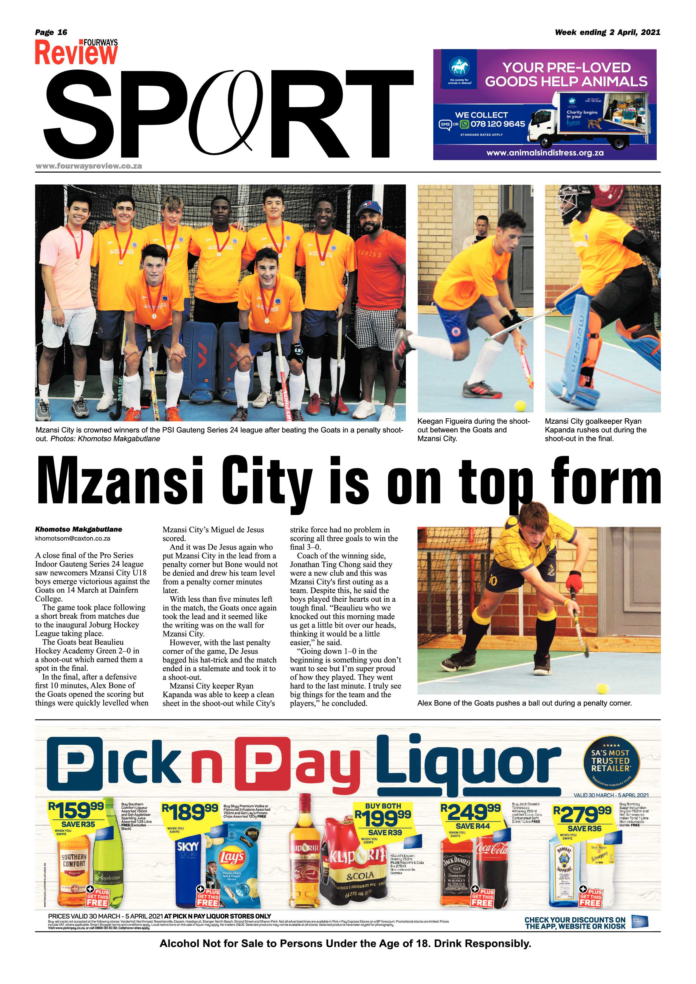 Fourways Review 2 April 2021 page 16