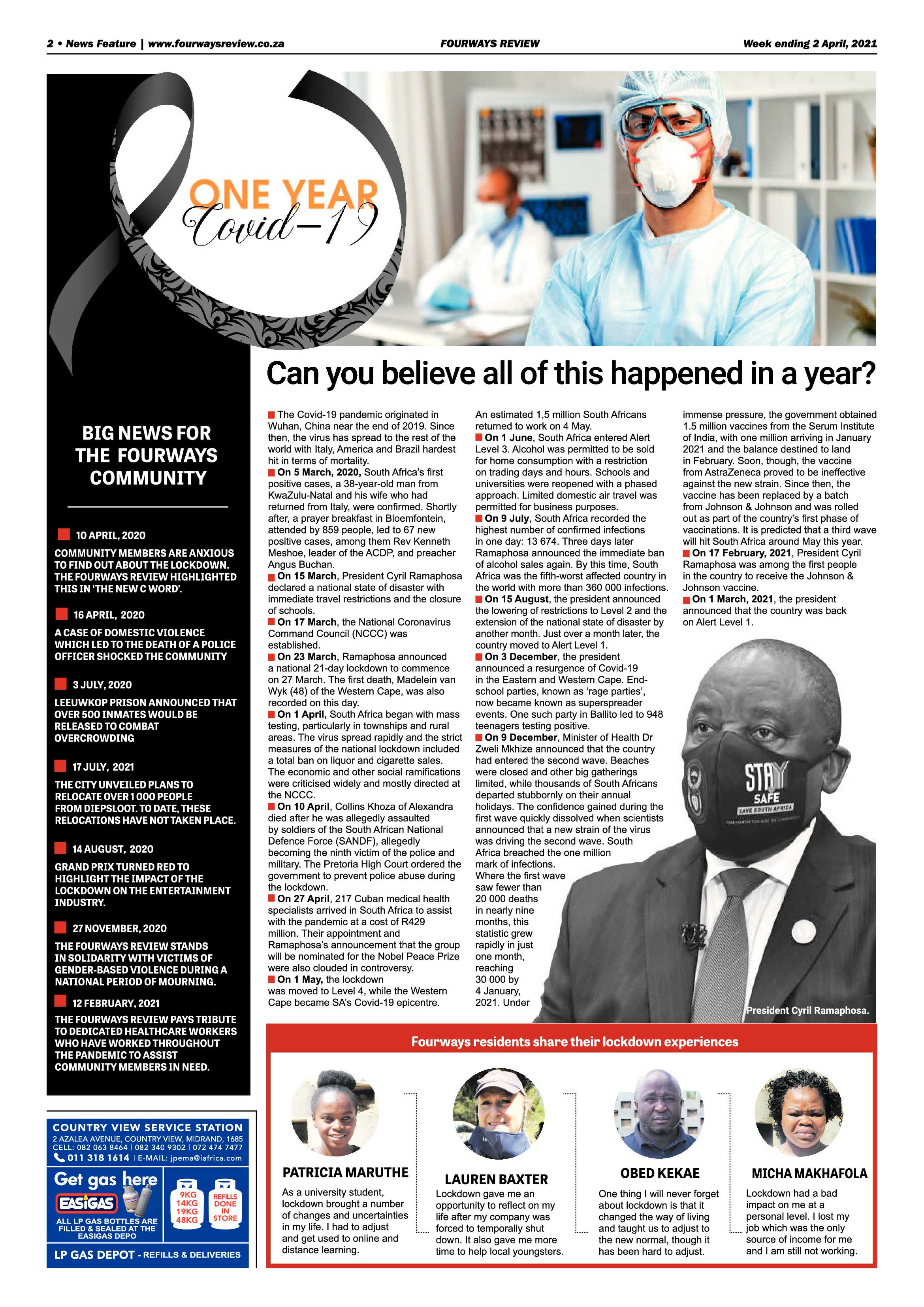 Fourways Review 2 April 2021 page 2