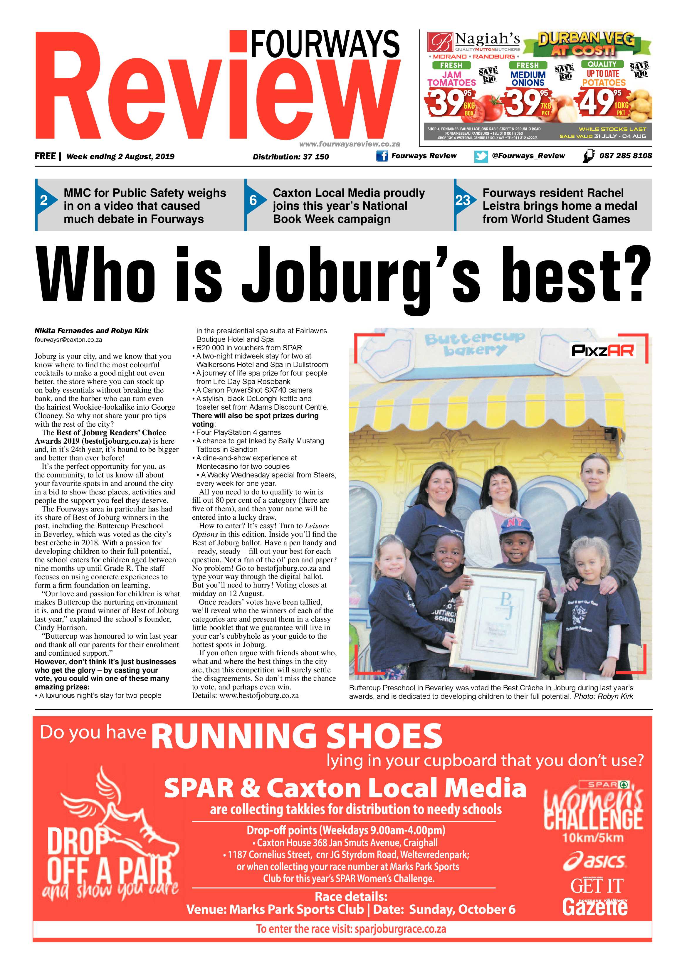 Fourways Review 2 August, 2019 page 1