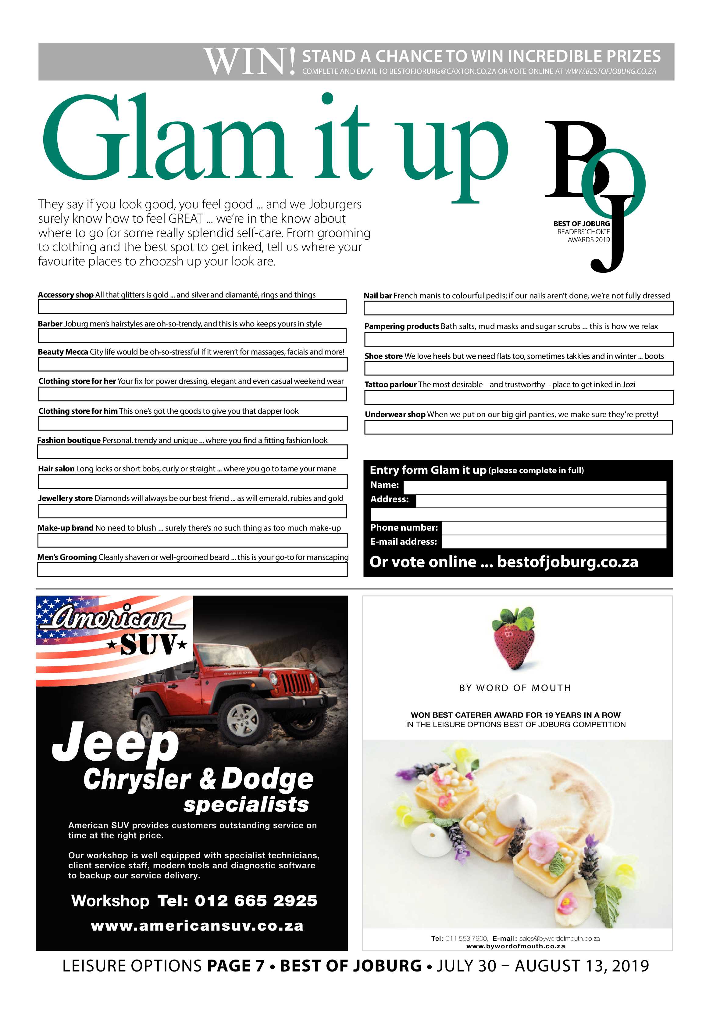 Fourways Review 2 August, 2019 page 19