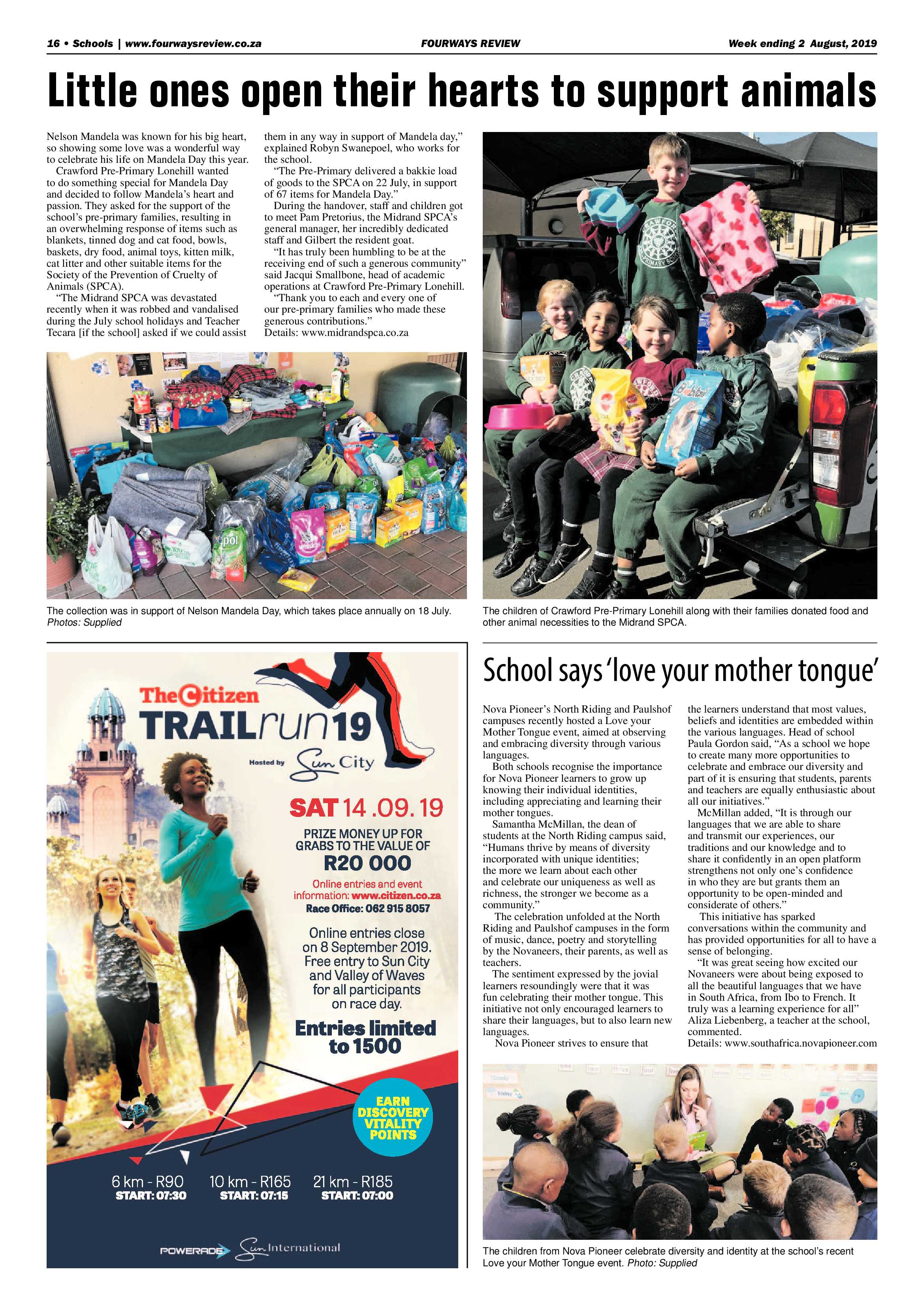 Fourways Review 2 August, 2019 page 32