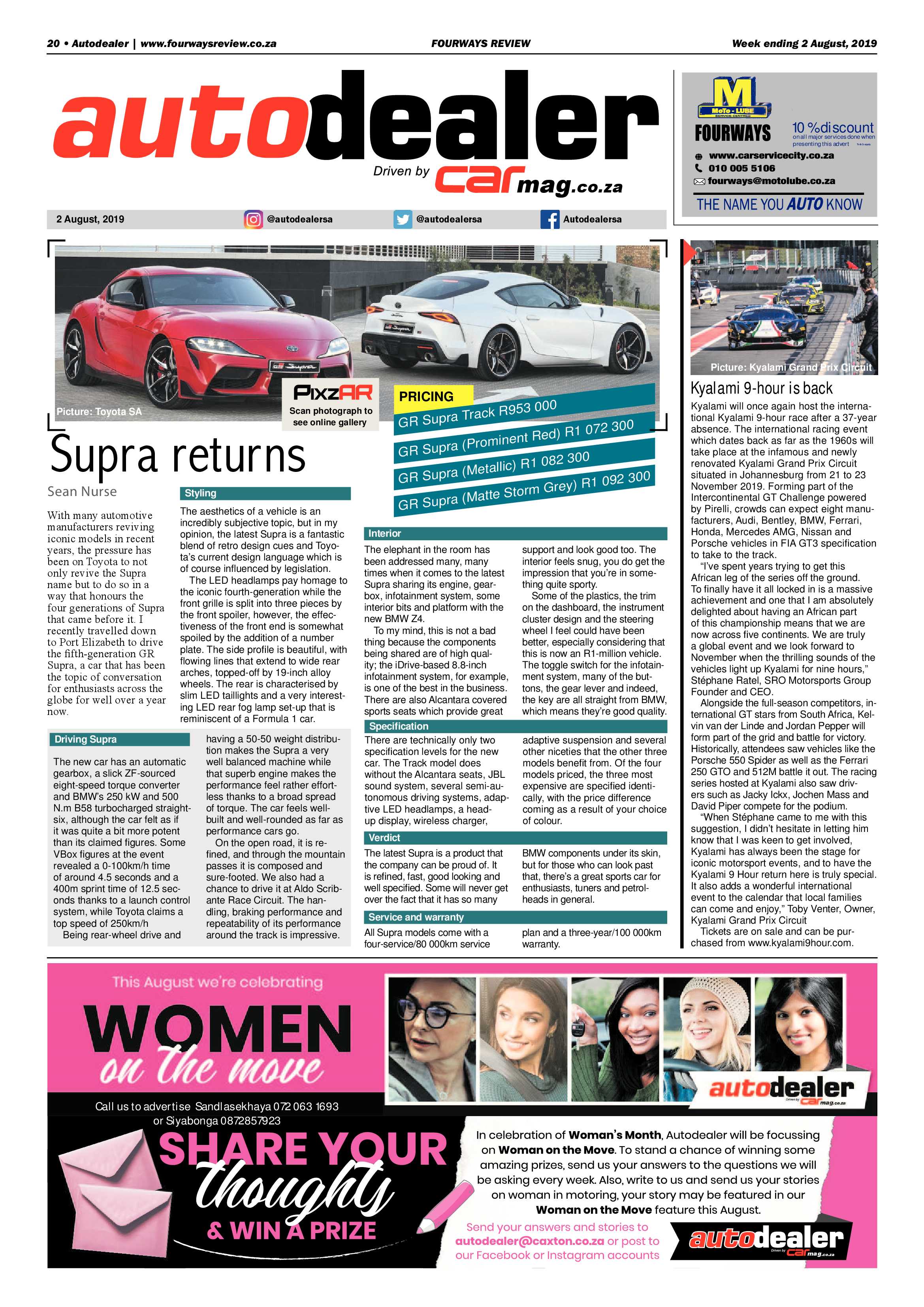 Fourways Review 2 August, 2019 page 36