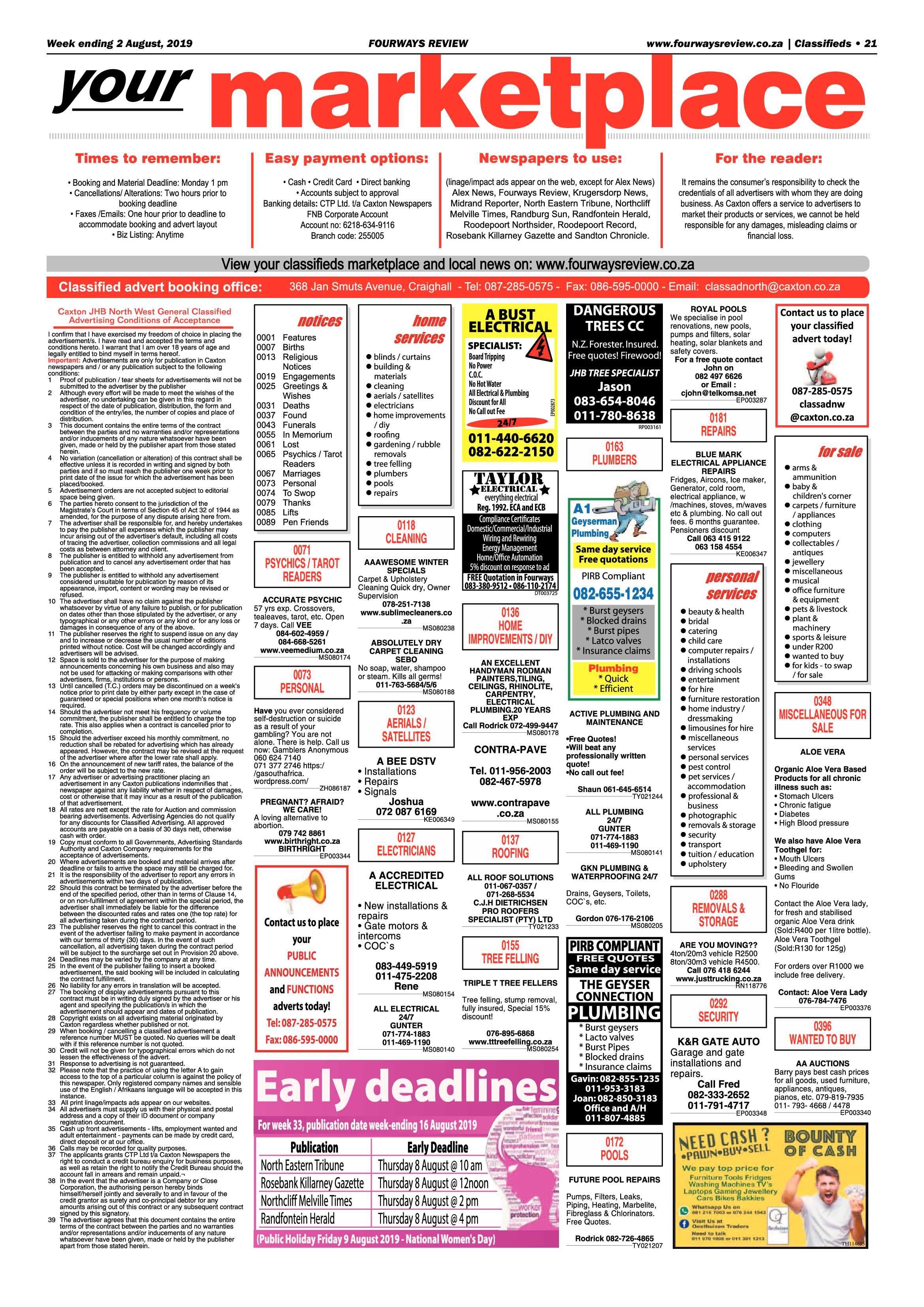 Fourways Review 2 August, 2019 page 37