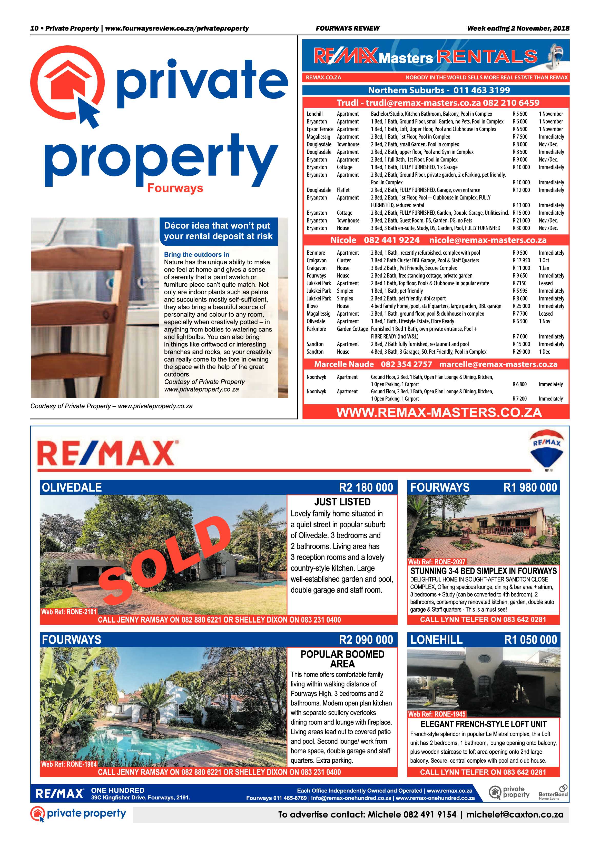 Fourways Review 2 November, 2018 page 10
