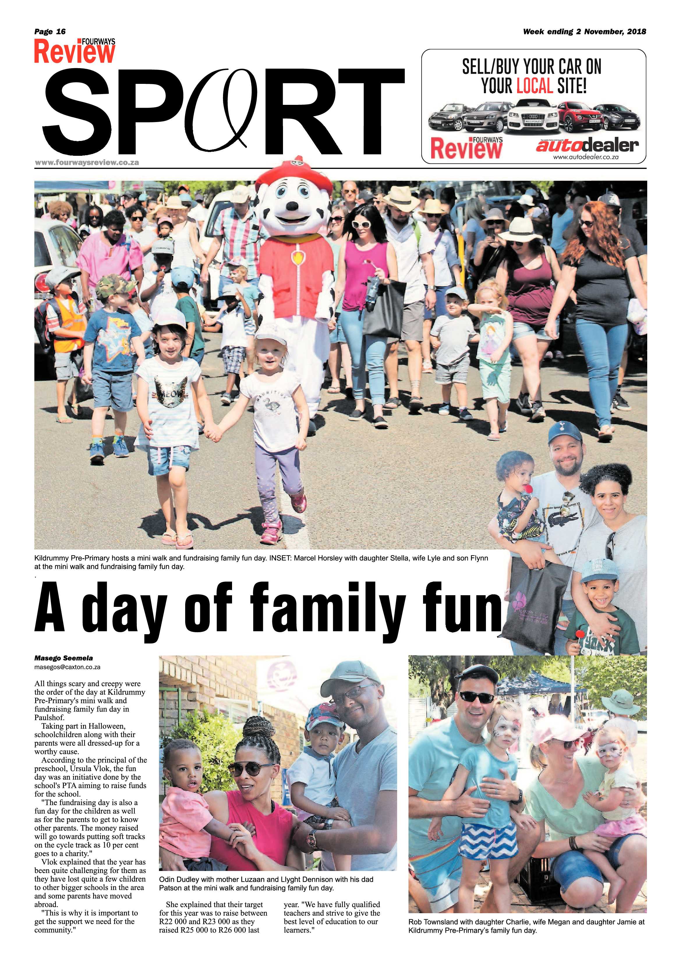 Fourways Review 2 November, 2018 page 16