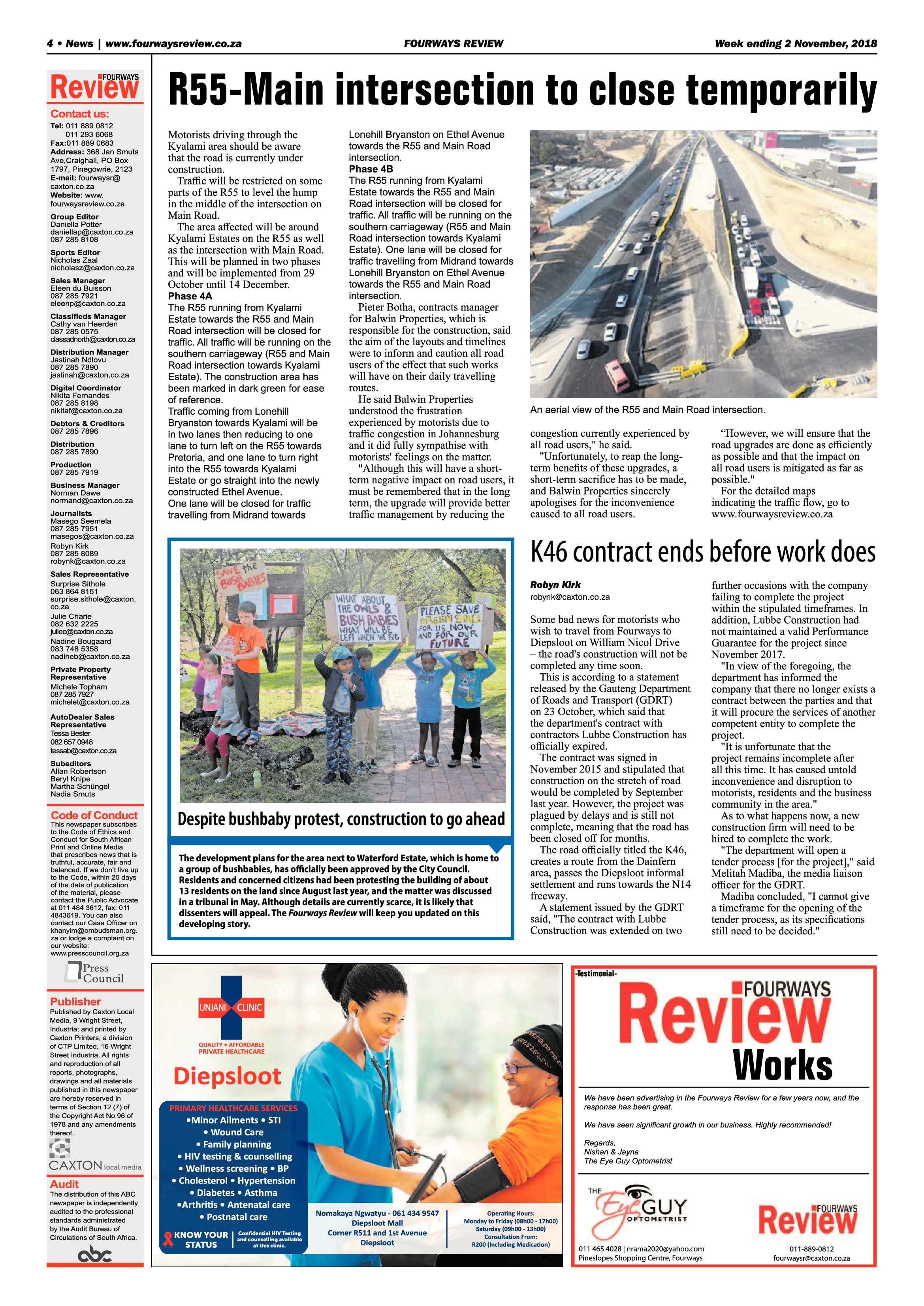 Fourways Review 2 November, 2018 page 4