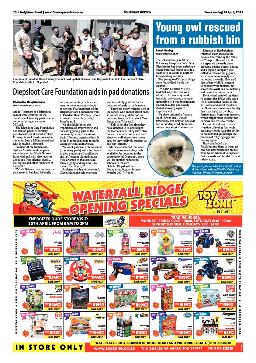Fourways Review 30 April 2021 page 10