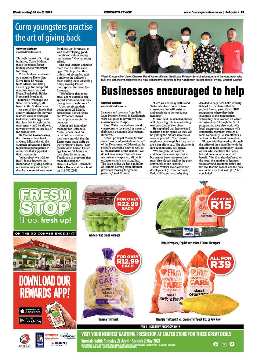 Fourways Review 30 April 2021 page 13