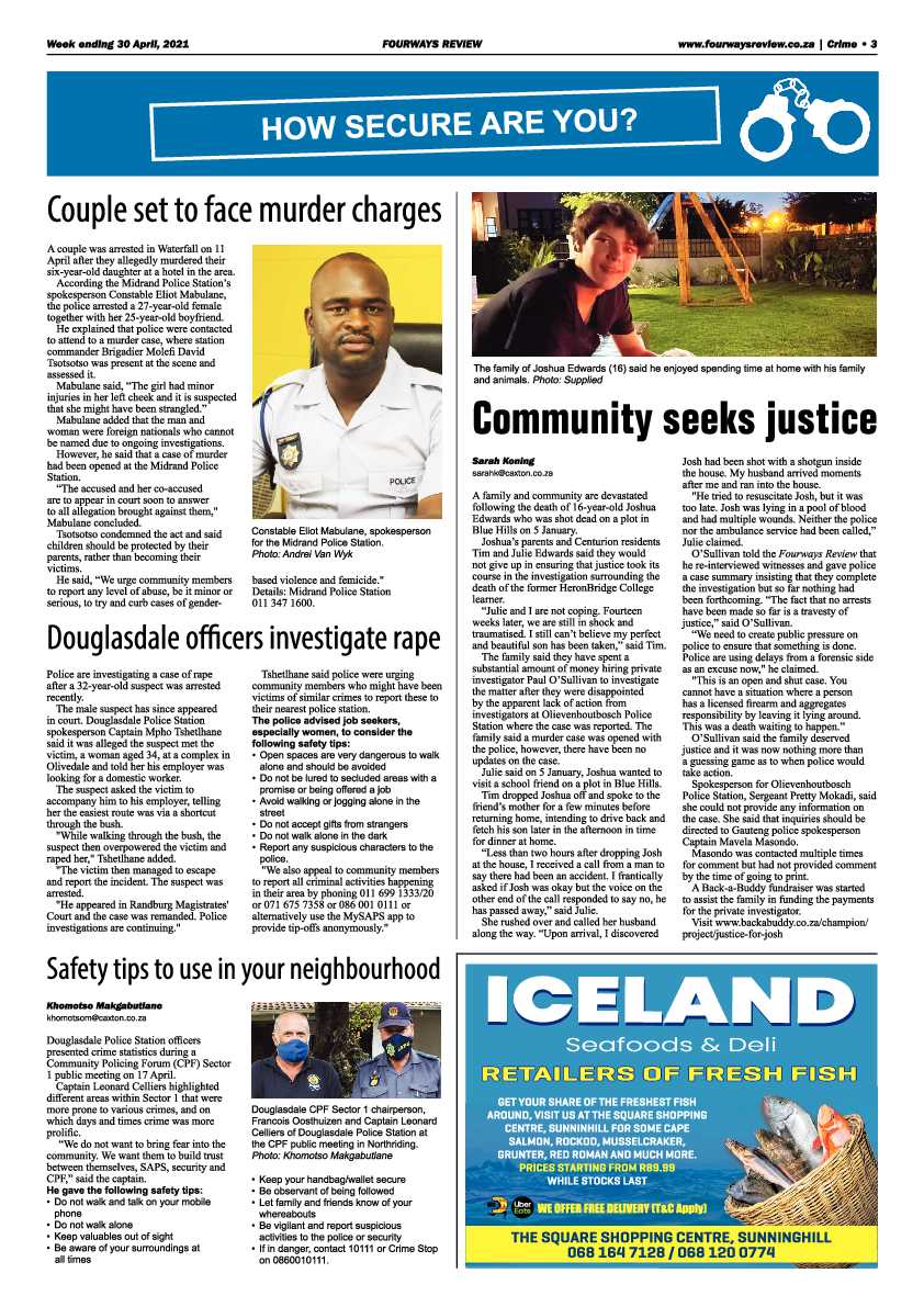 Fourways Review 30 April 2021 page 3