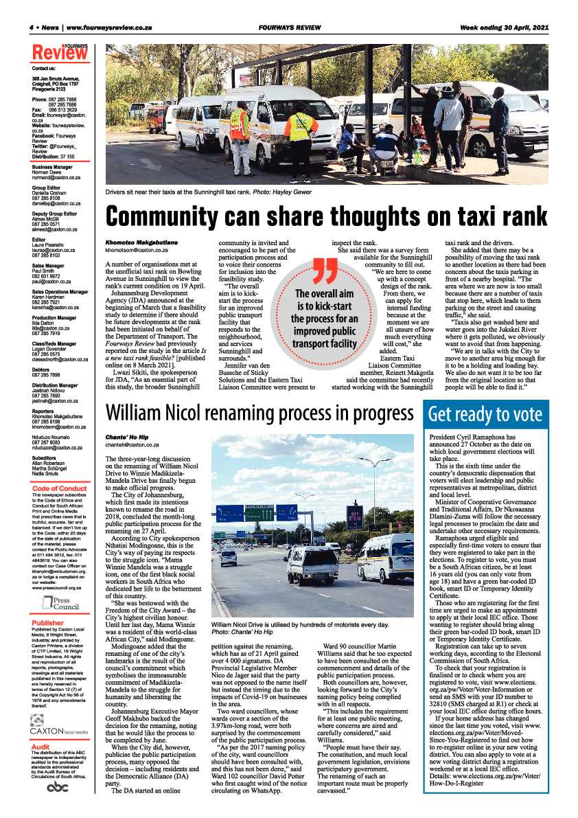 Fourways Review 30 April 2021 page 4