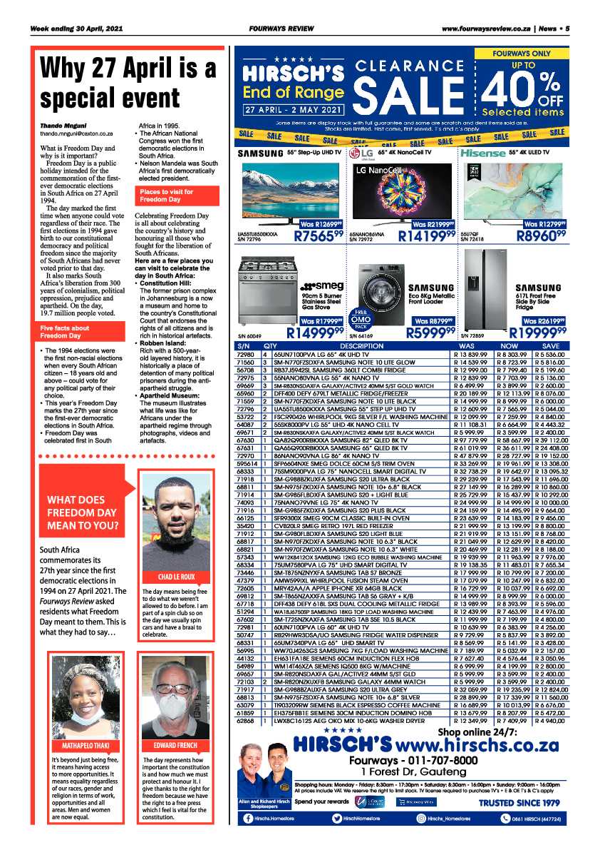 Fourways Review 30 April 2021 page 5