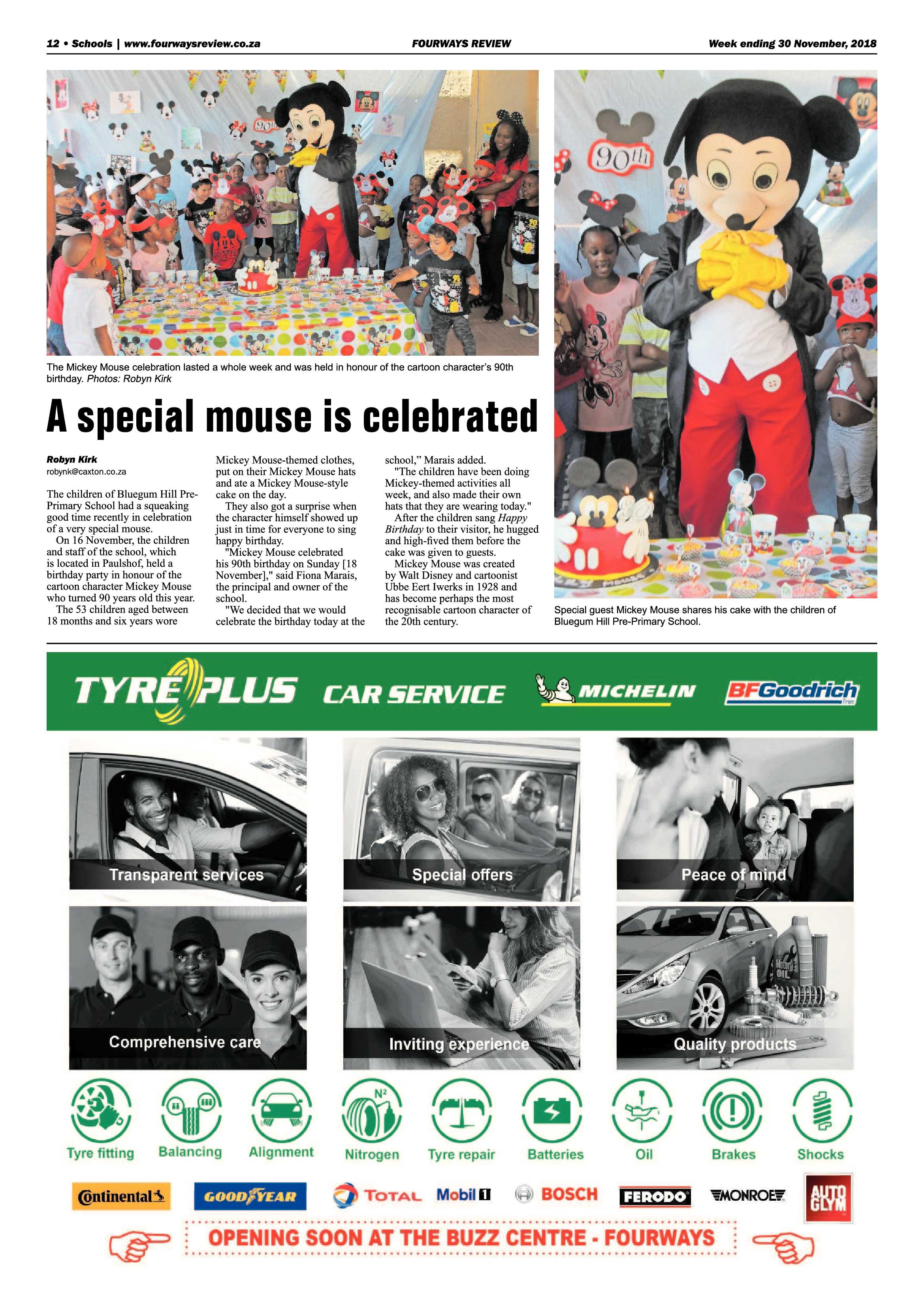 Fourways Review 30 November, 2018 page 12