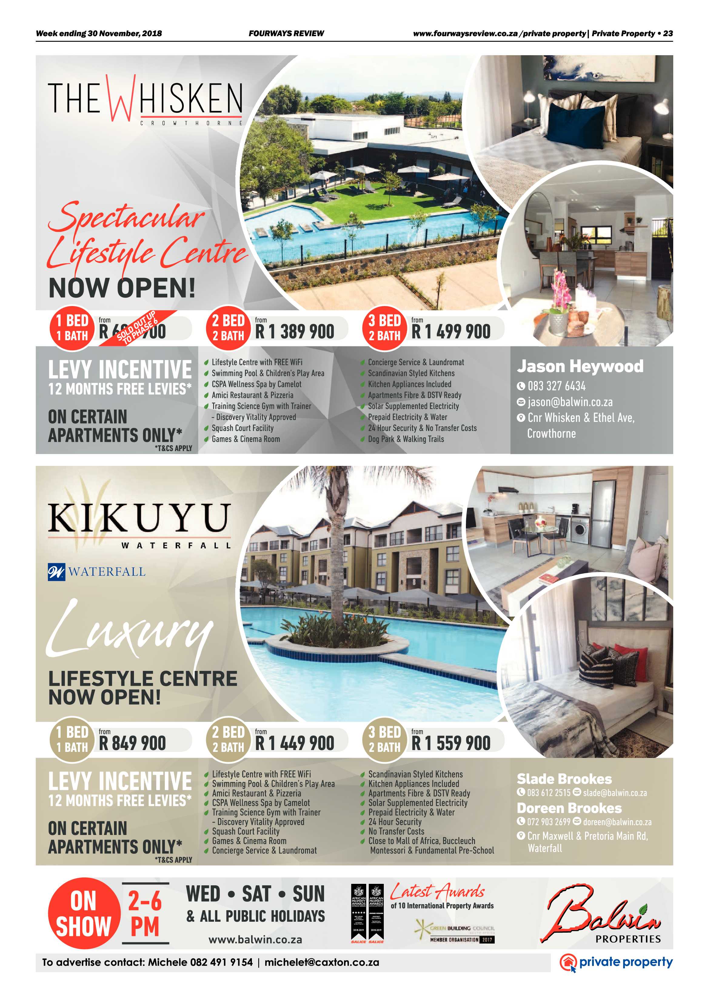 Fourways Review 30 November, 2018 page 23