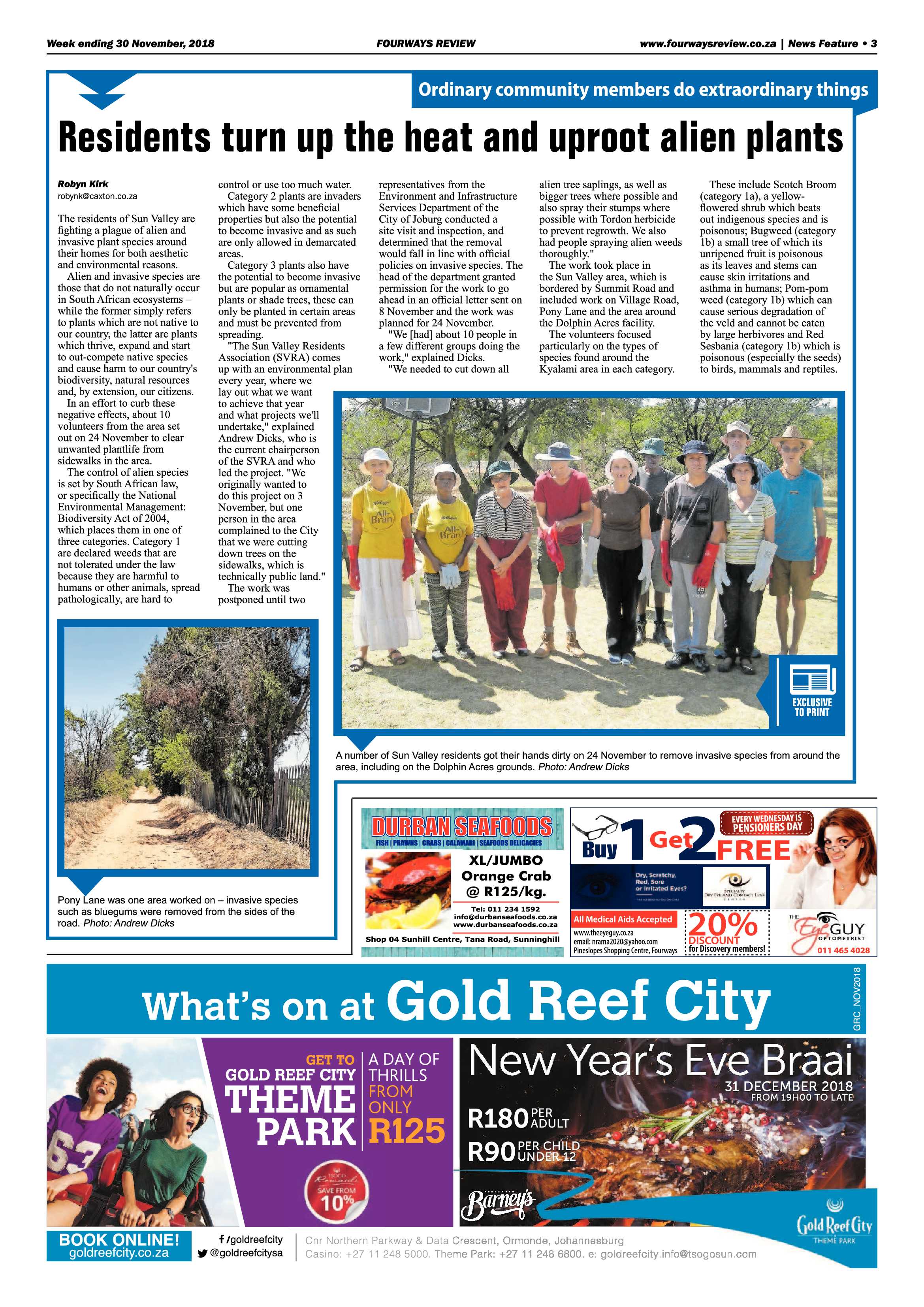 Fourways Review 30 November, 2018 page 3