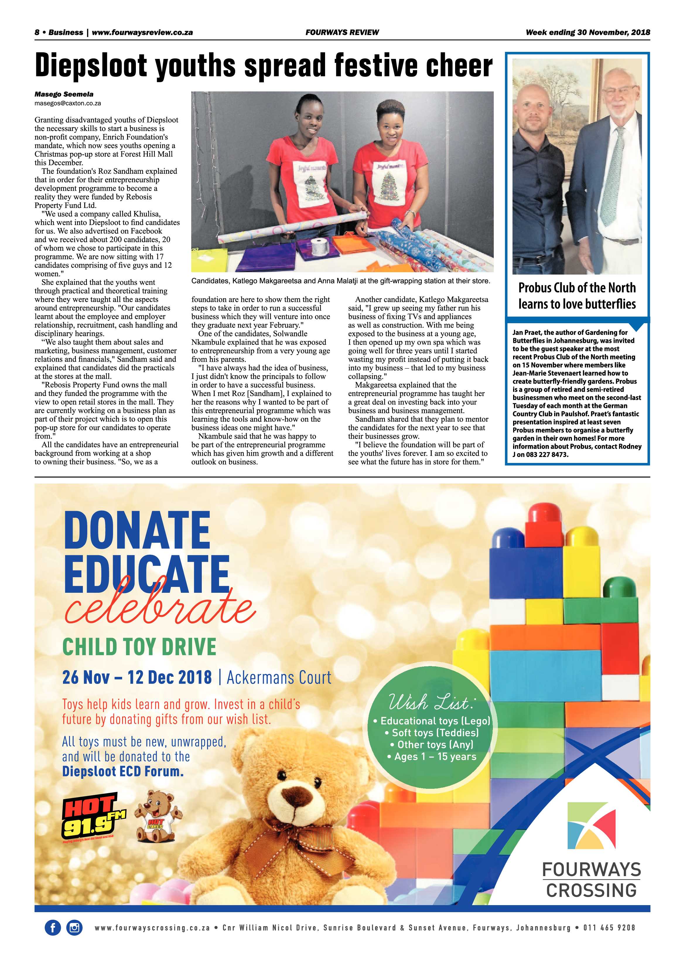 Fourways Review 30 November, 2018 page 8