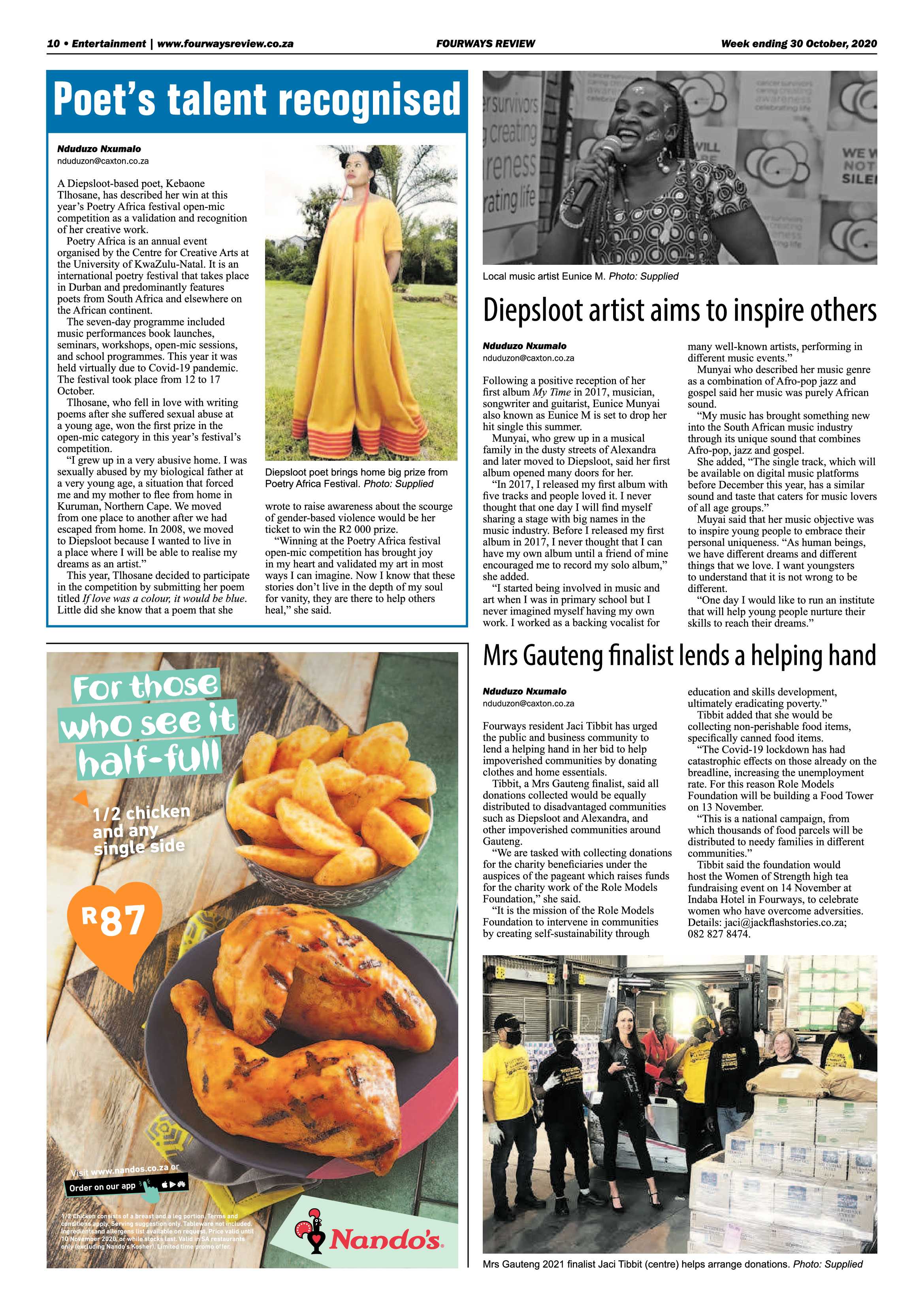 Fourways Review 30 October 2020 page 10
