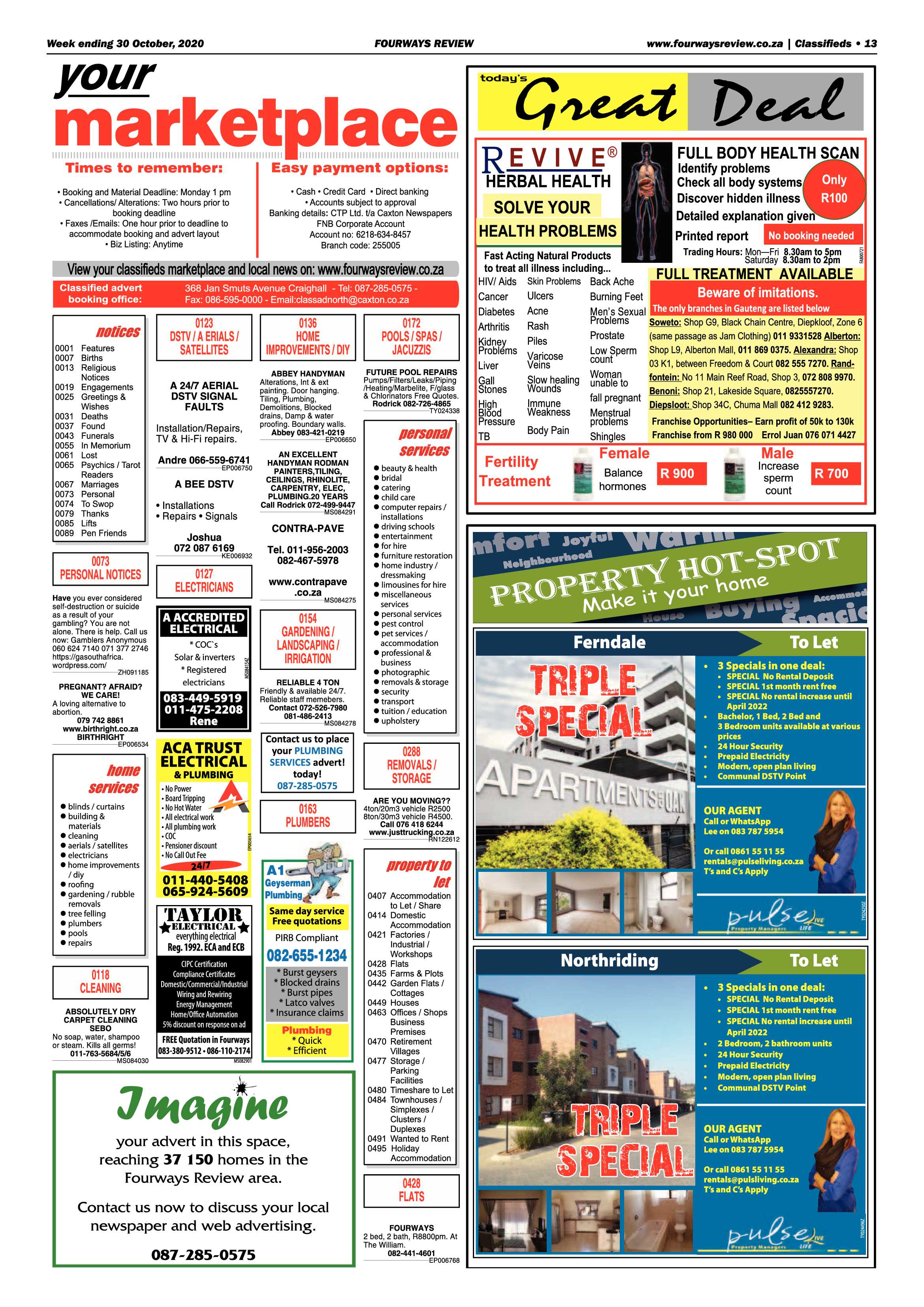 Fourways Review 30 October 2020 page 13