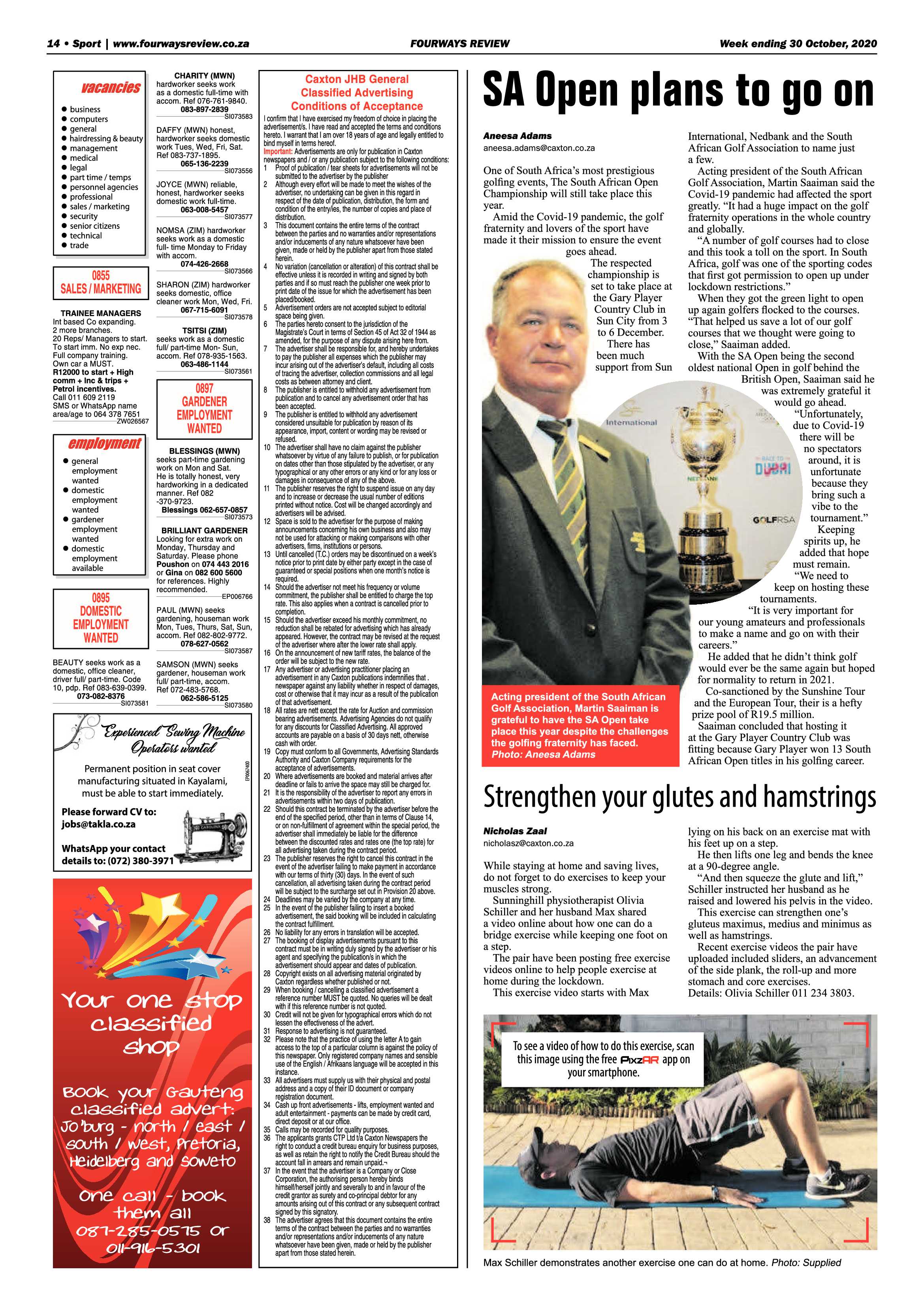 Fourways Review 30 October 2020 page 14